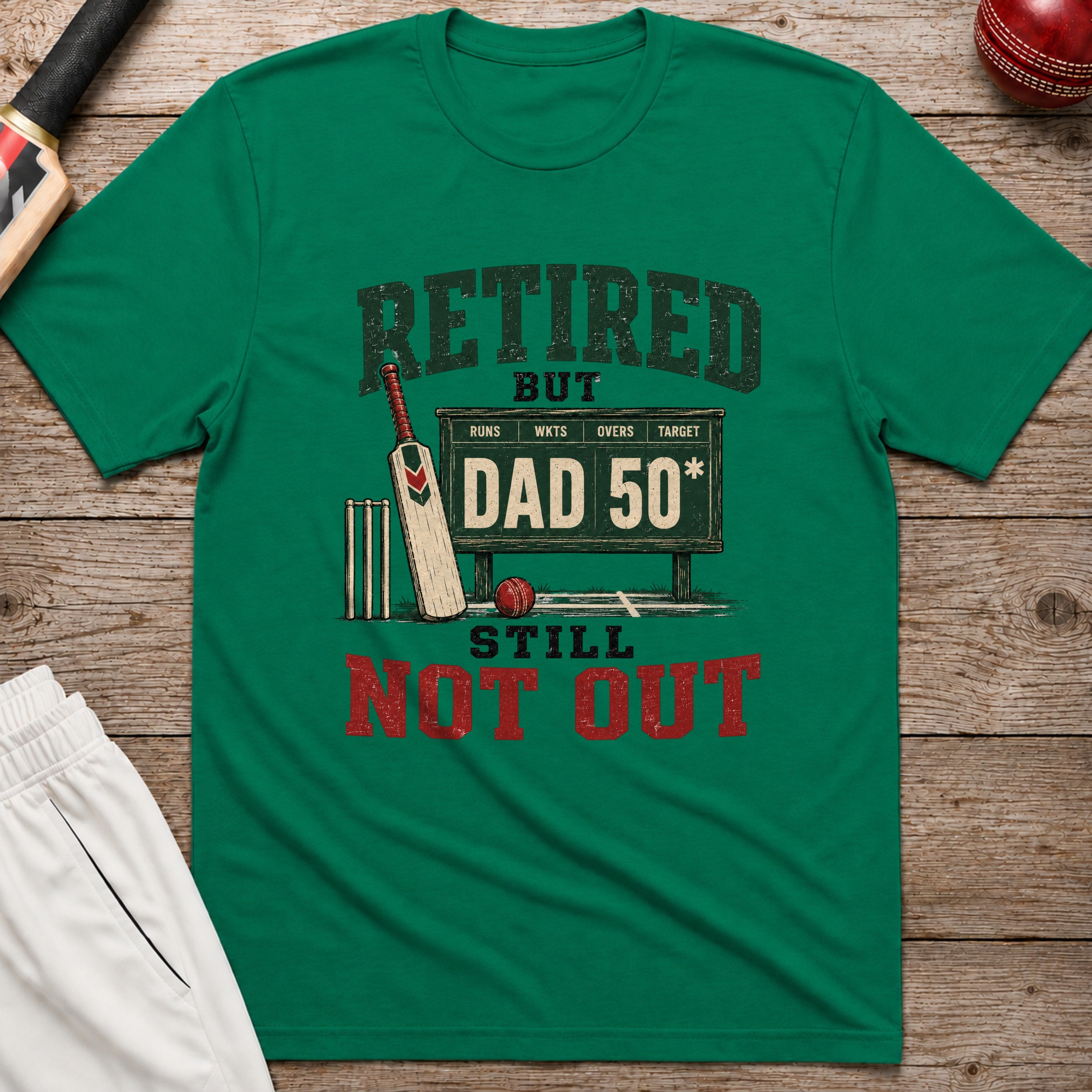 Retired But Still Not Out T-Shirt - Kelly Green