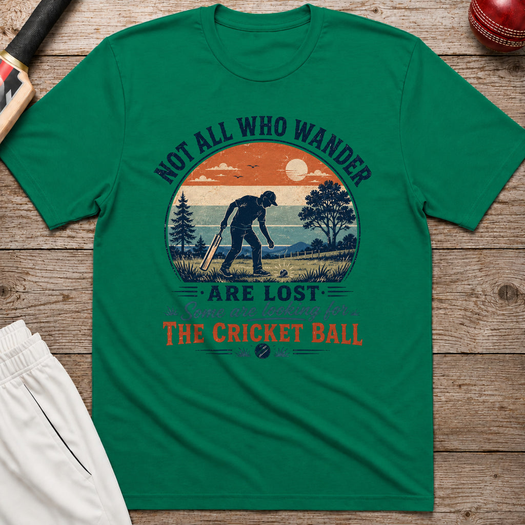 Not All Who Wander Are Lost T-Shirt - Kelly Green