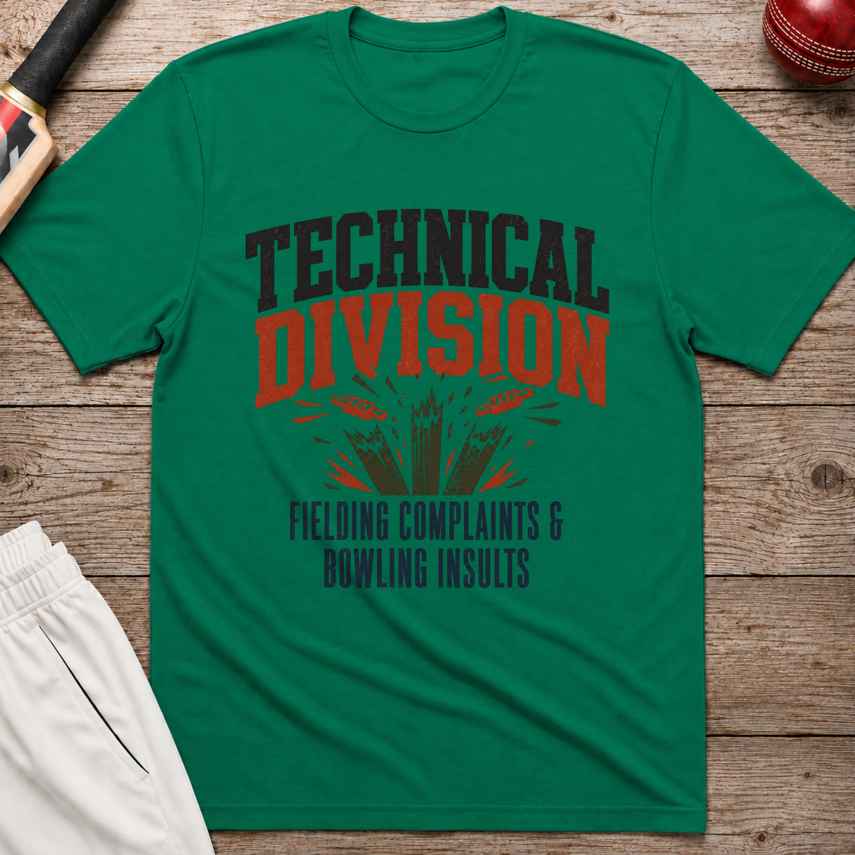 Technical Division T-Shirt - Kelly Green