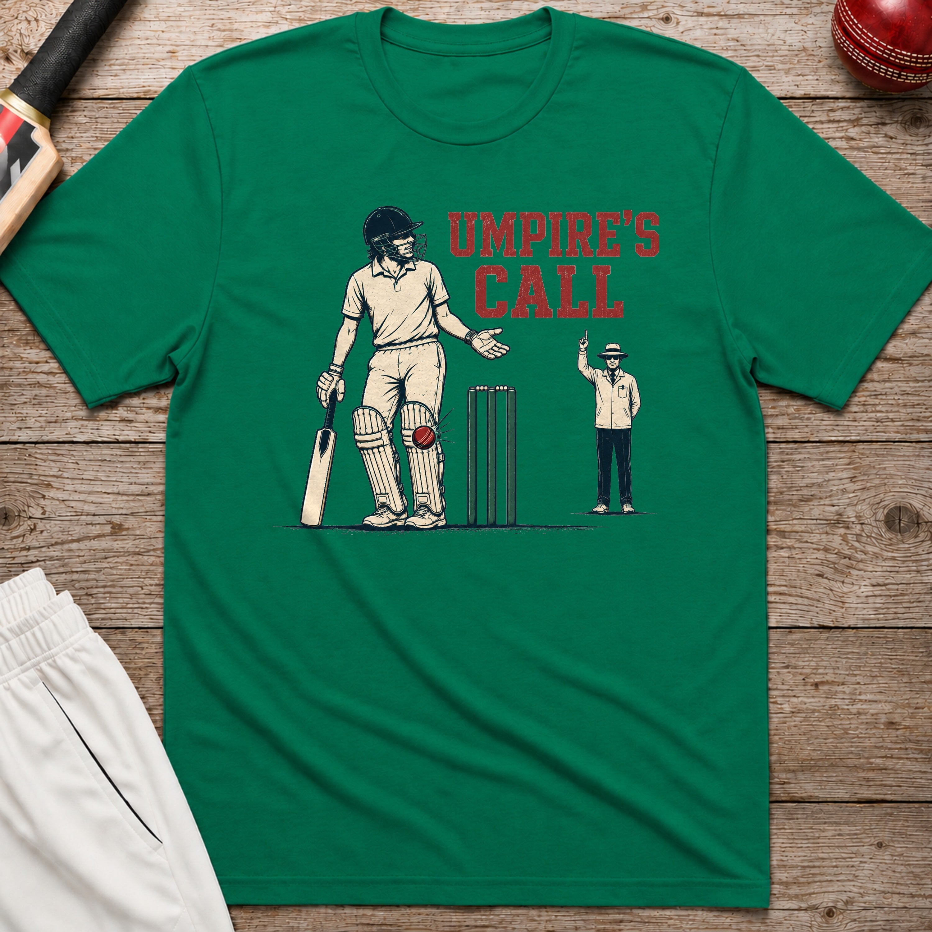 Umpires Call T-Shirt - Kelly Green