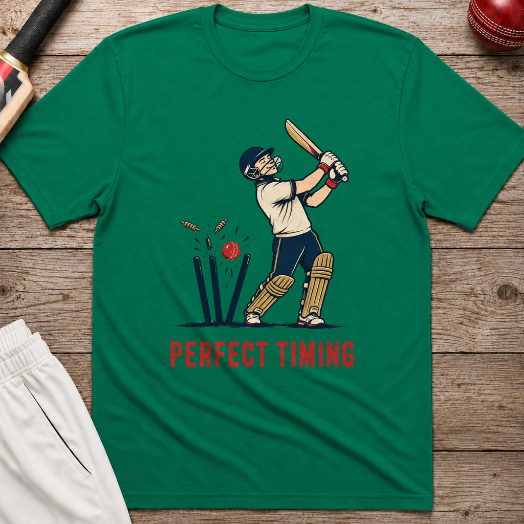 Perfect Timing T-Shirt - Kelly Green