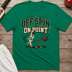 Off Spin On Point T-Shirt - Kelly Green
