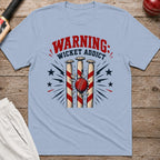Wicket Addict T-Shirt - Light Blue