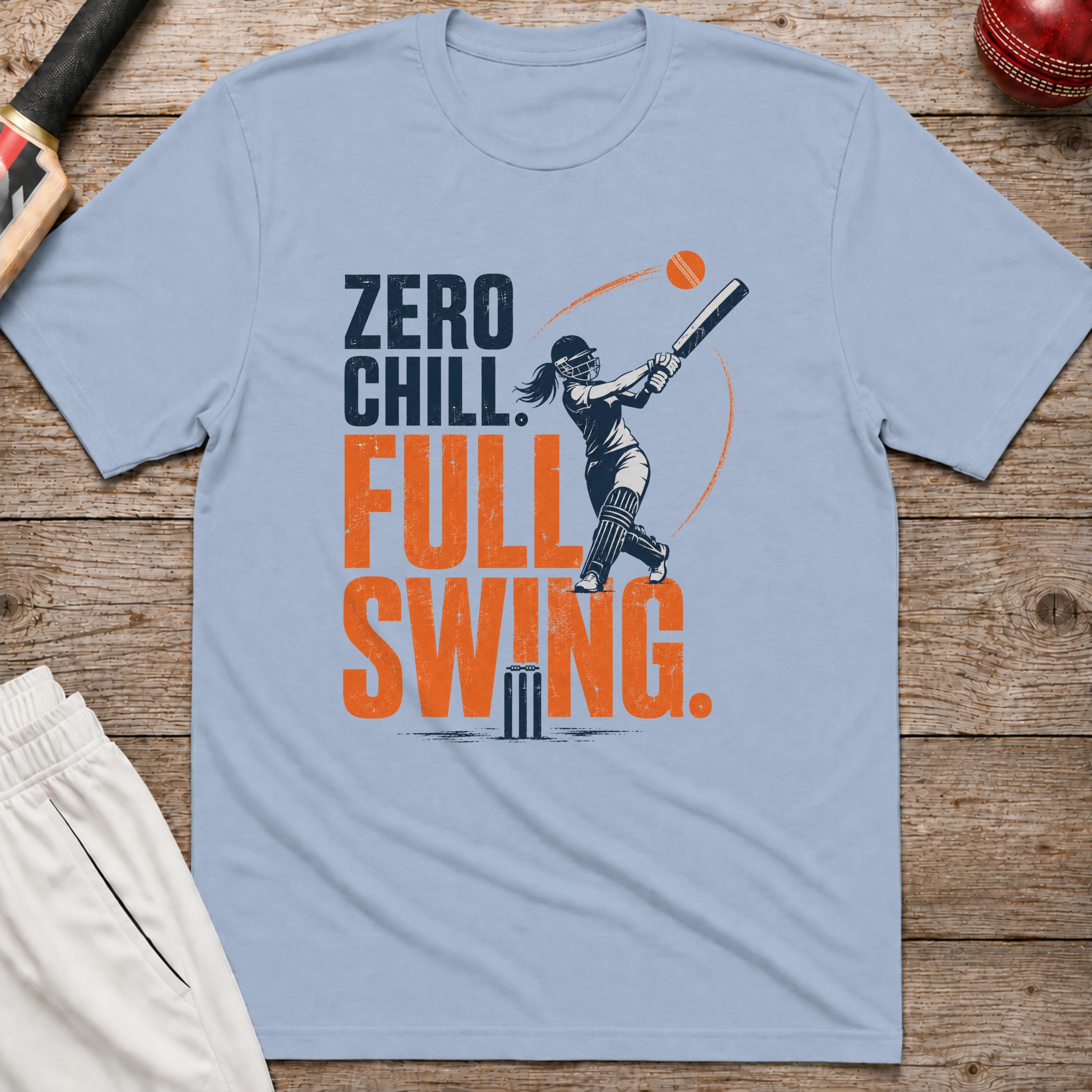 Zero Chill Full Swing T-Shirt - Light Blue