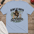 Kiwi By Birth Sledger By Nature T-Shirt - Light Blue