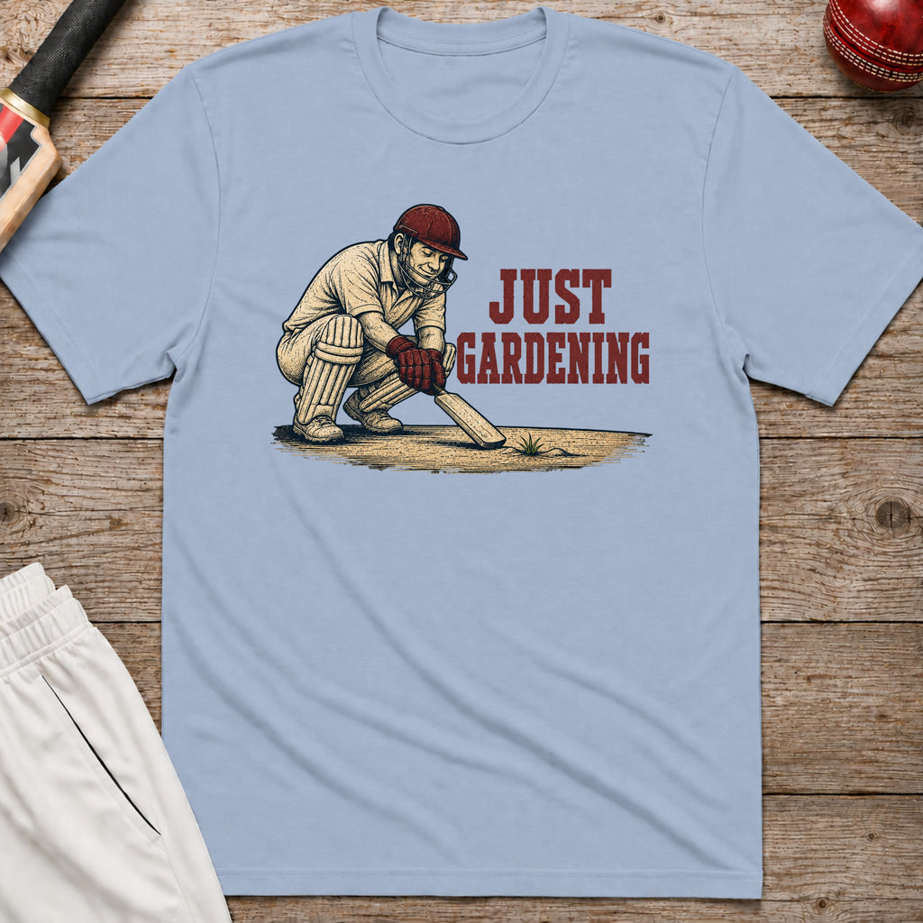 Just Gardening T-Shirt - Light Blue