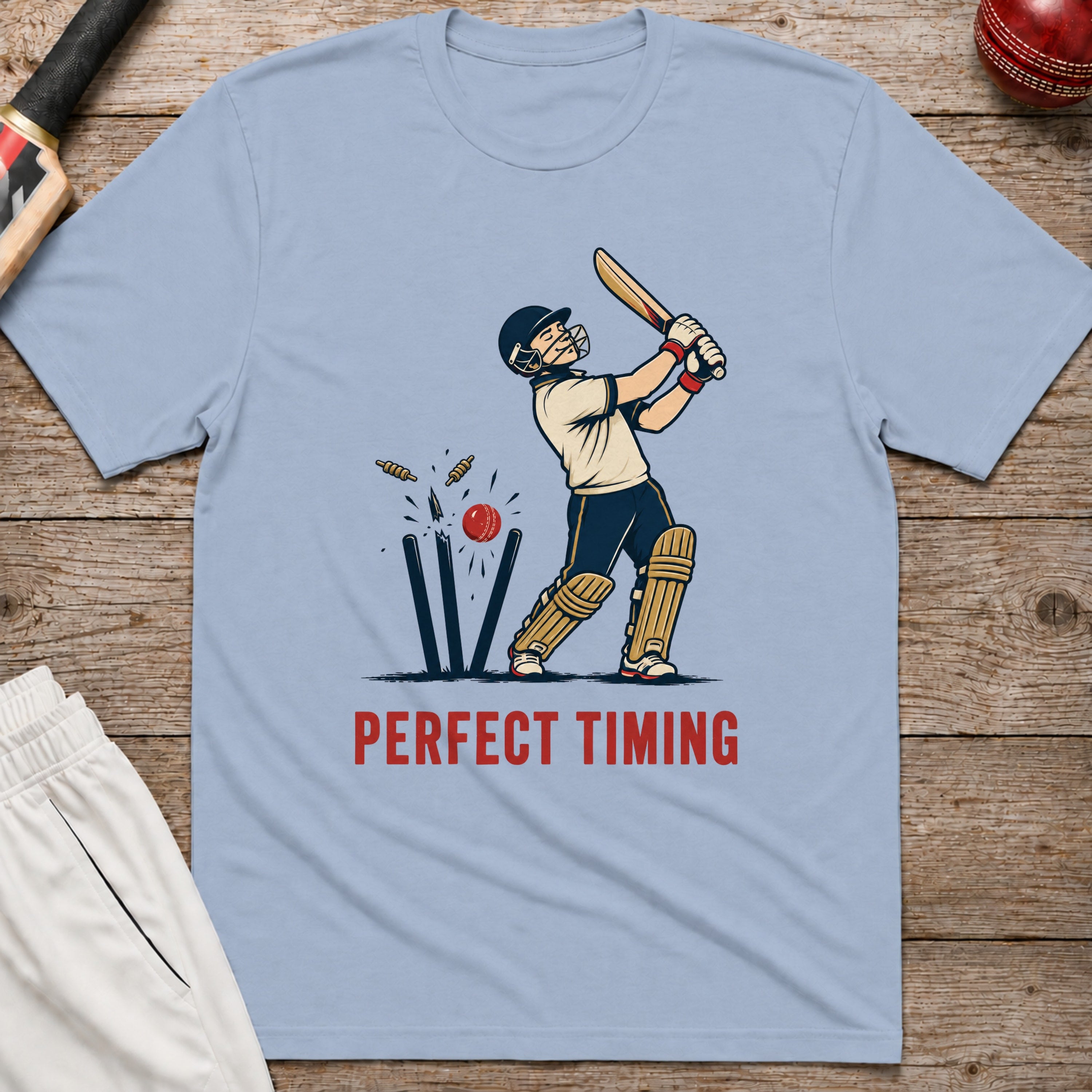 Perfect Timing T-Shirt - Light Blue