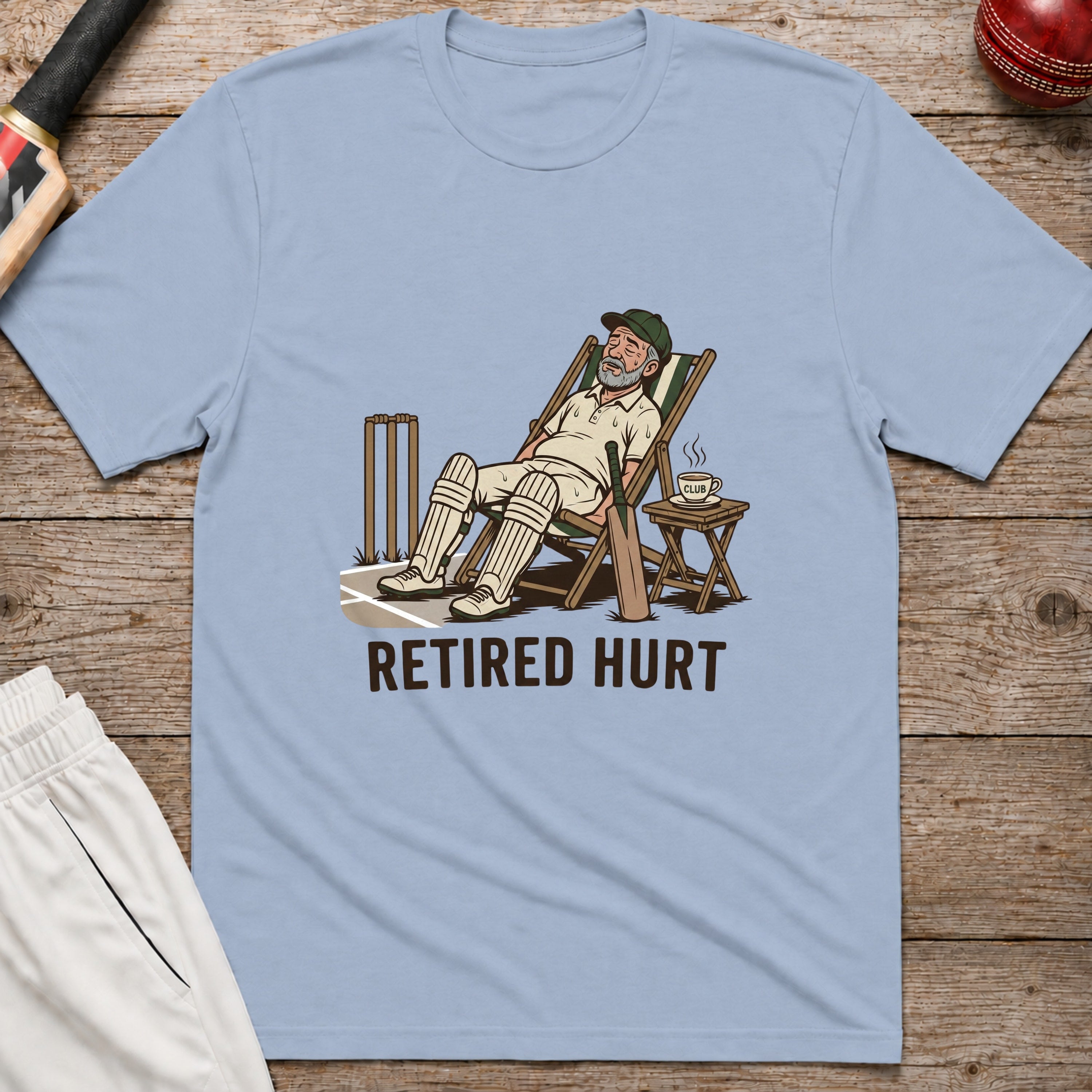 Retired Hurt T-Shirt - Light Blue