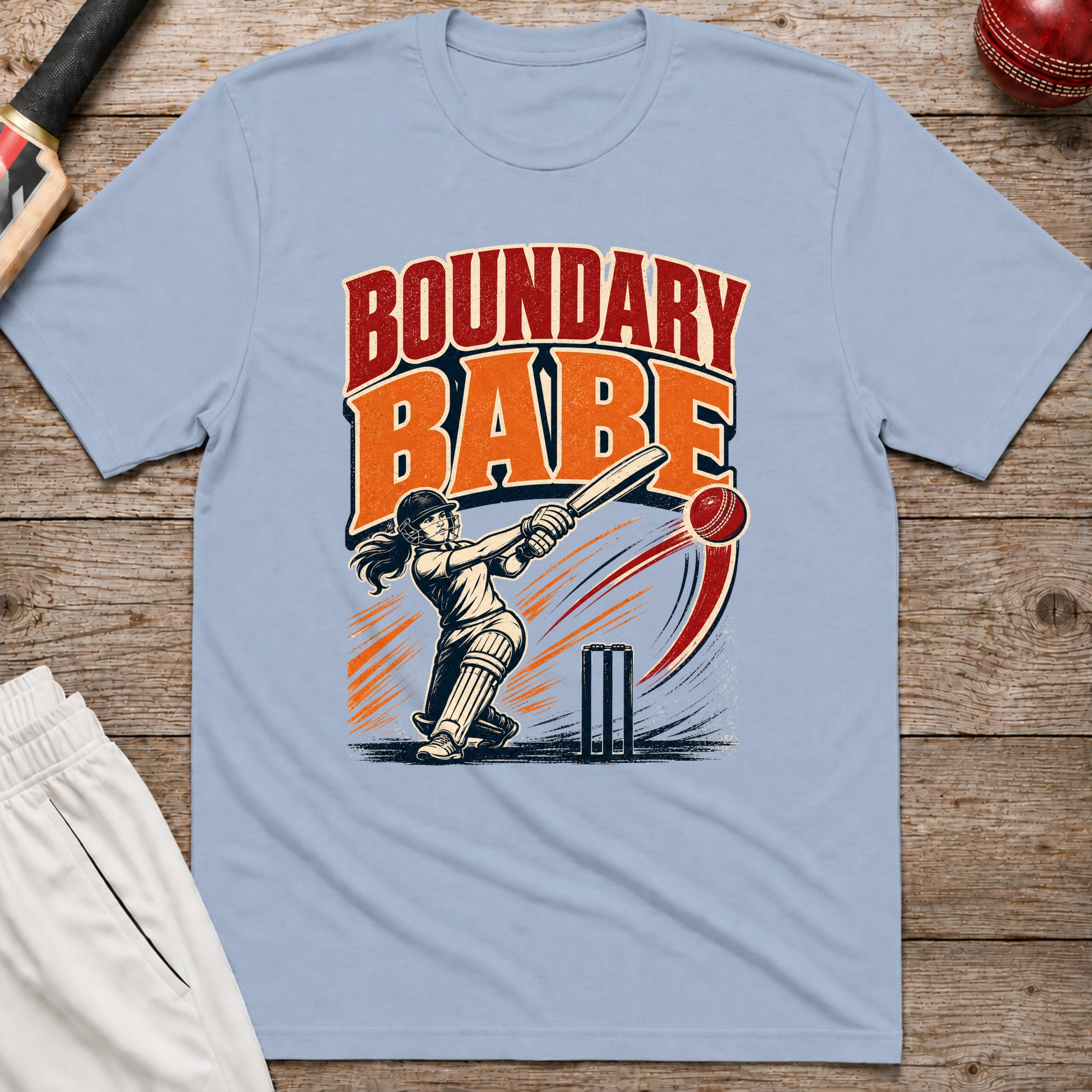 Boundary Babe T-Shirt - Light Blue