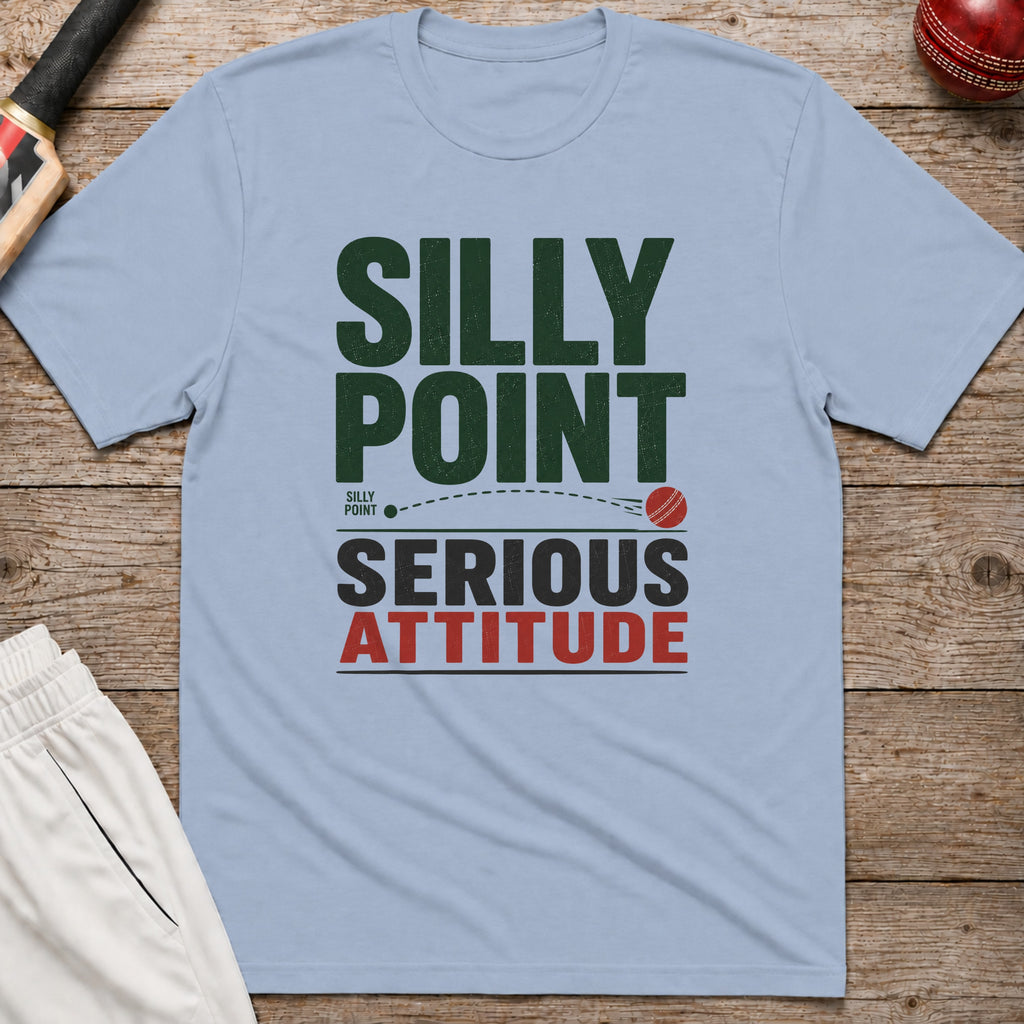 Silly Point Serious Attitude T-Shirt - Light Blue