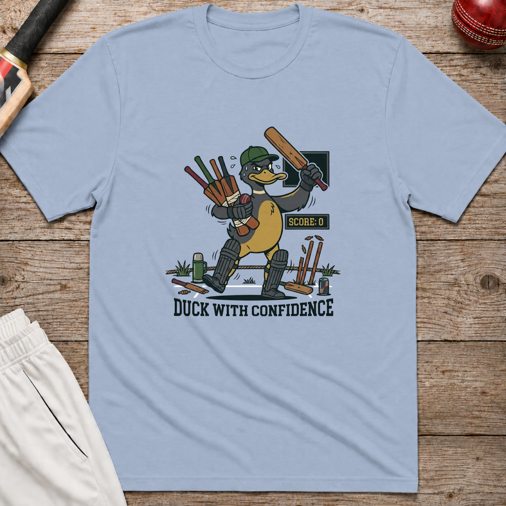 Duck With Confidence T-Shirt - Light Blue
