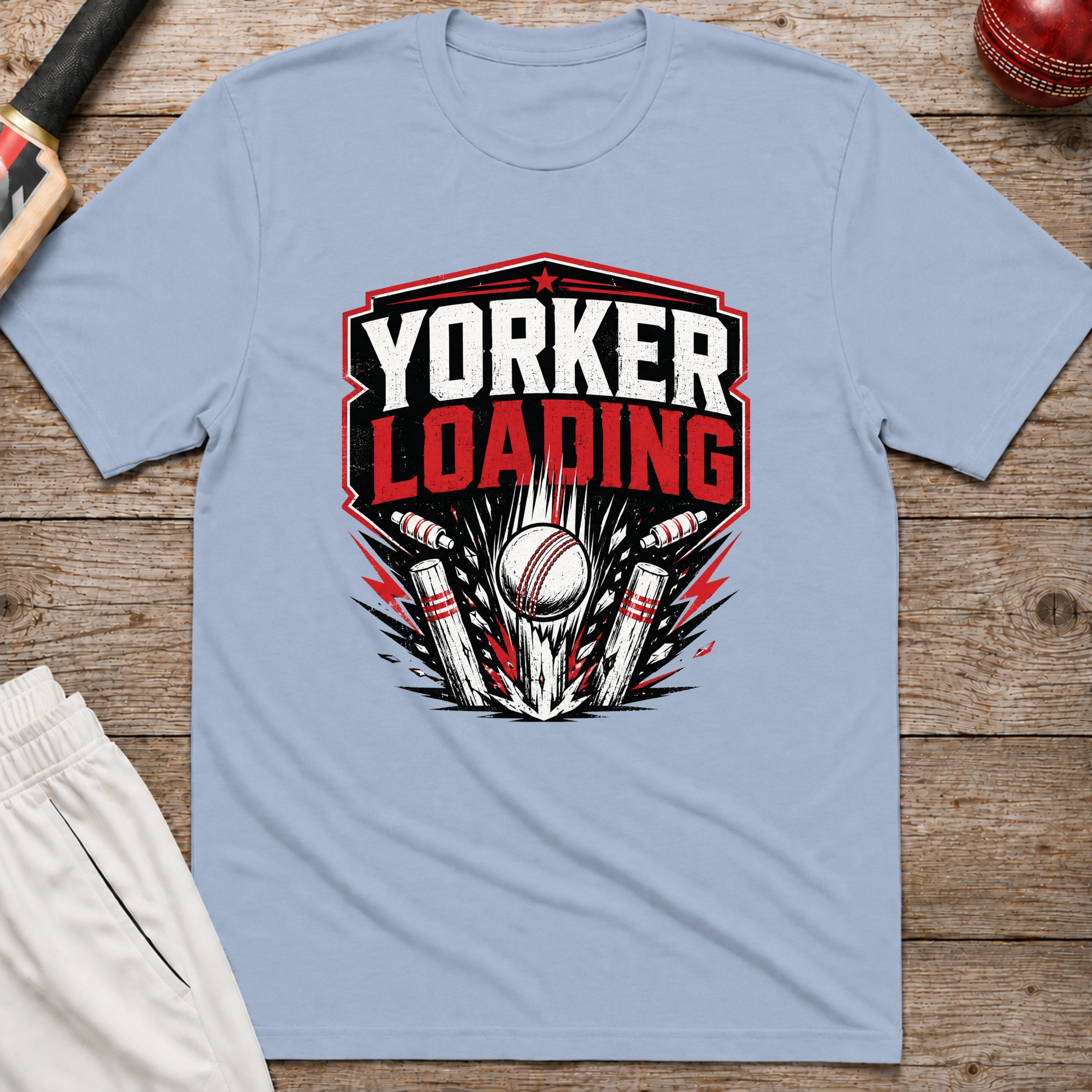 Yorker Loading T-Shirt - Light Blue