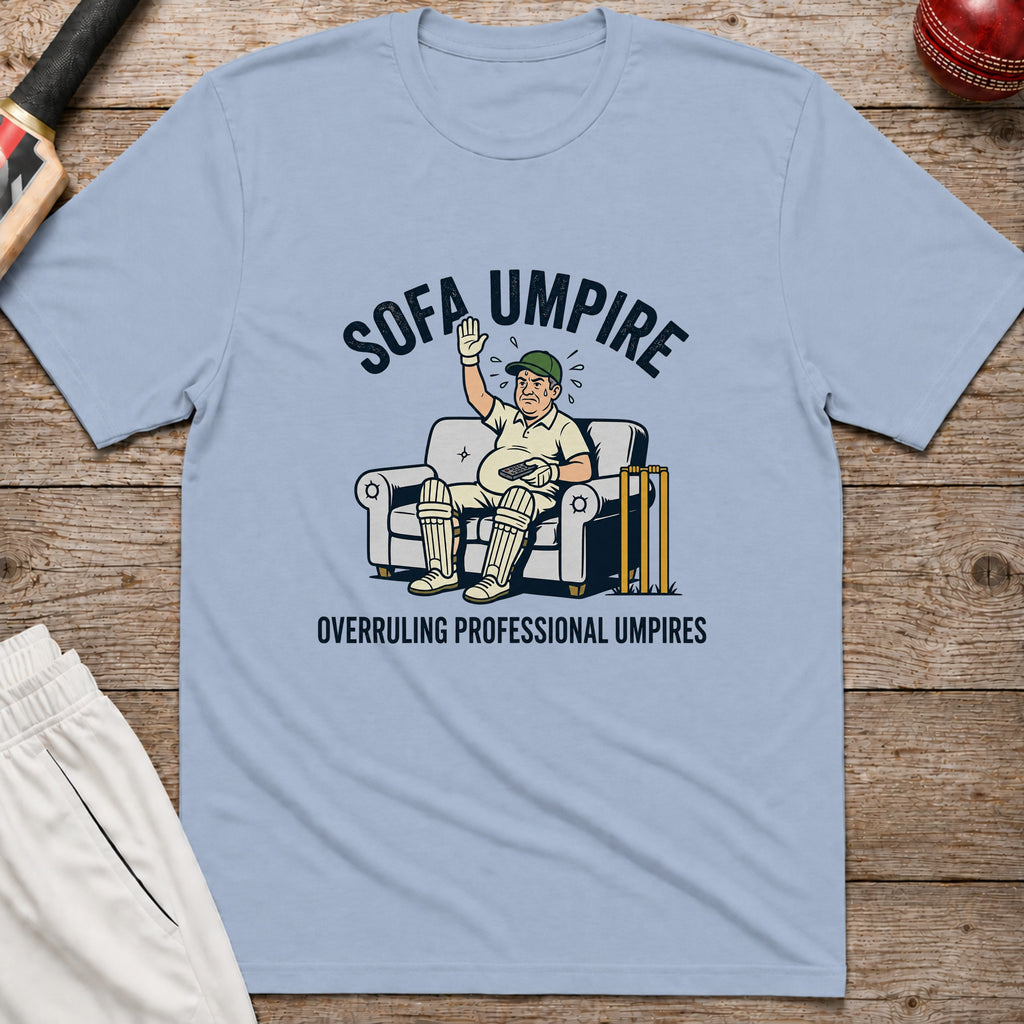 Sofa Umpire T-Shirt - Light Blue