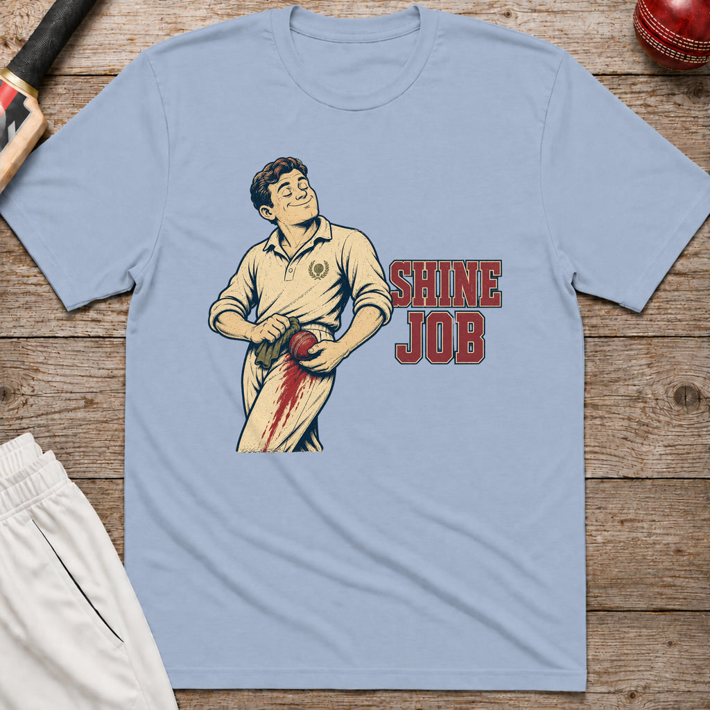 Shine Job T-Shirt - Light Blue