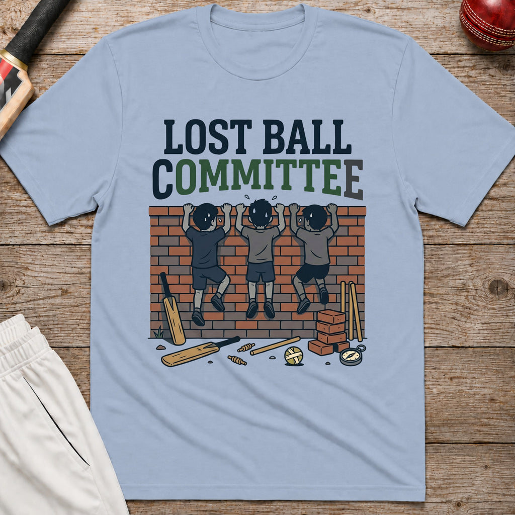 Lost Ball Committee T-Shirt - Light Blue