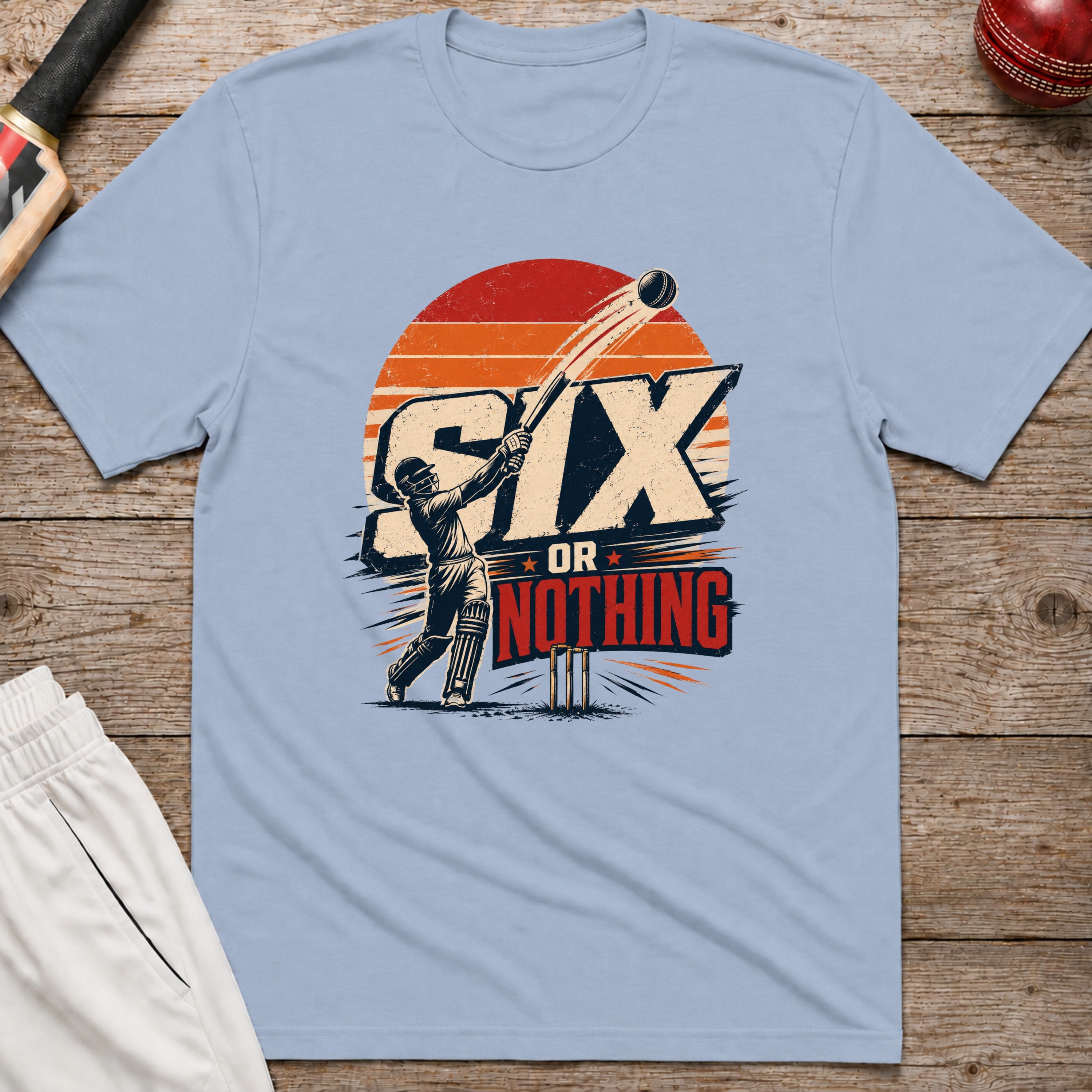 Six Or Nothing T-Shirt - Light Blue