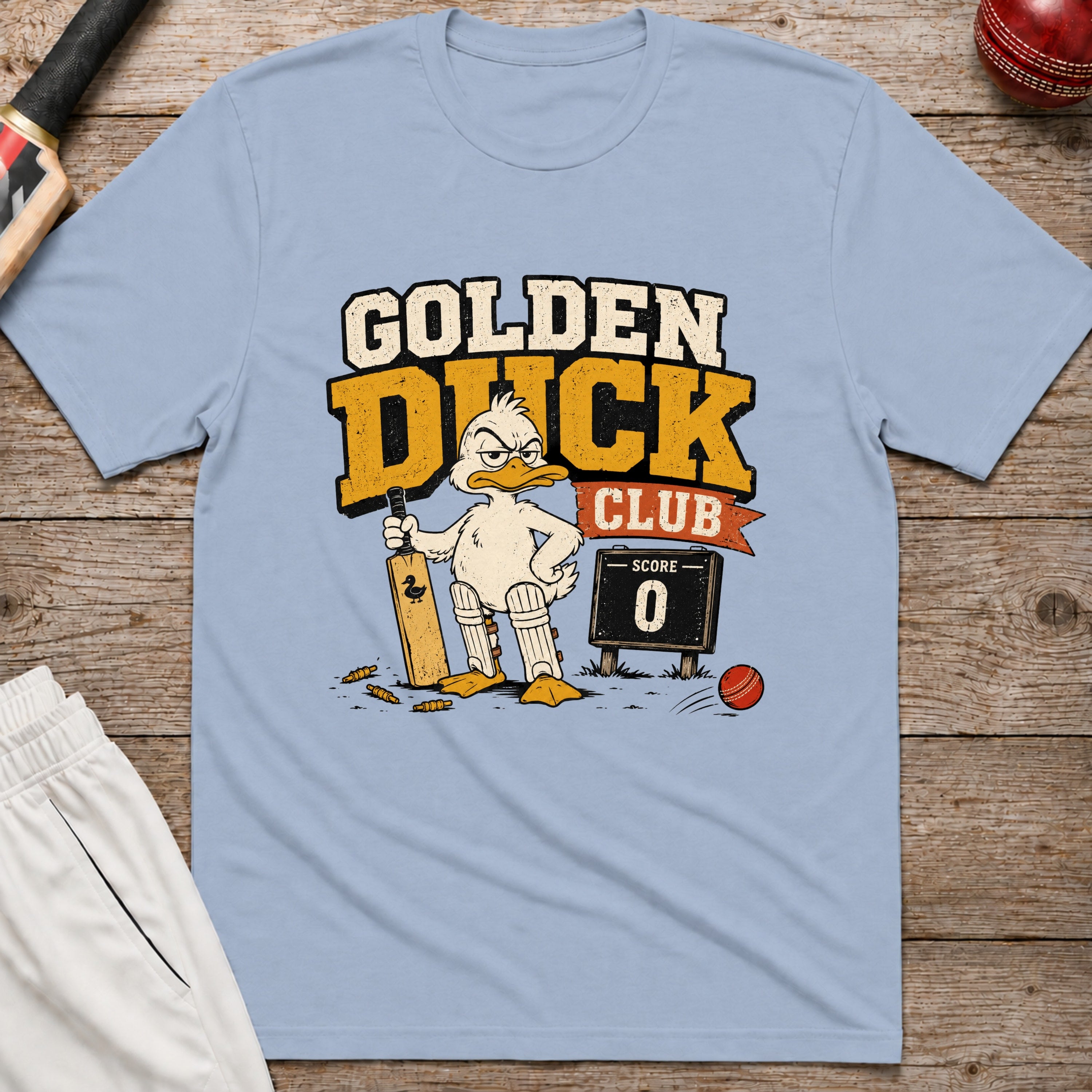 Golden Duck Club T-Shirt - Light Blue