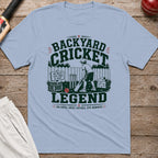 Backyard Cricket Legend T-Shirt - Light Blue