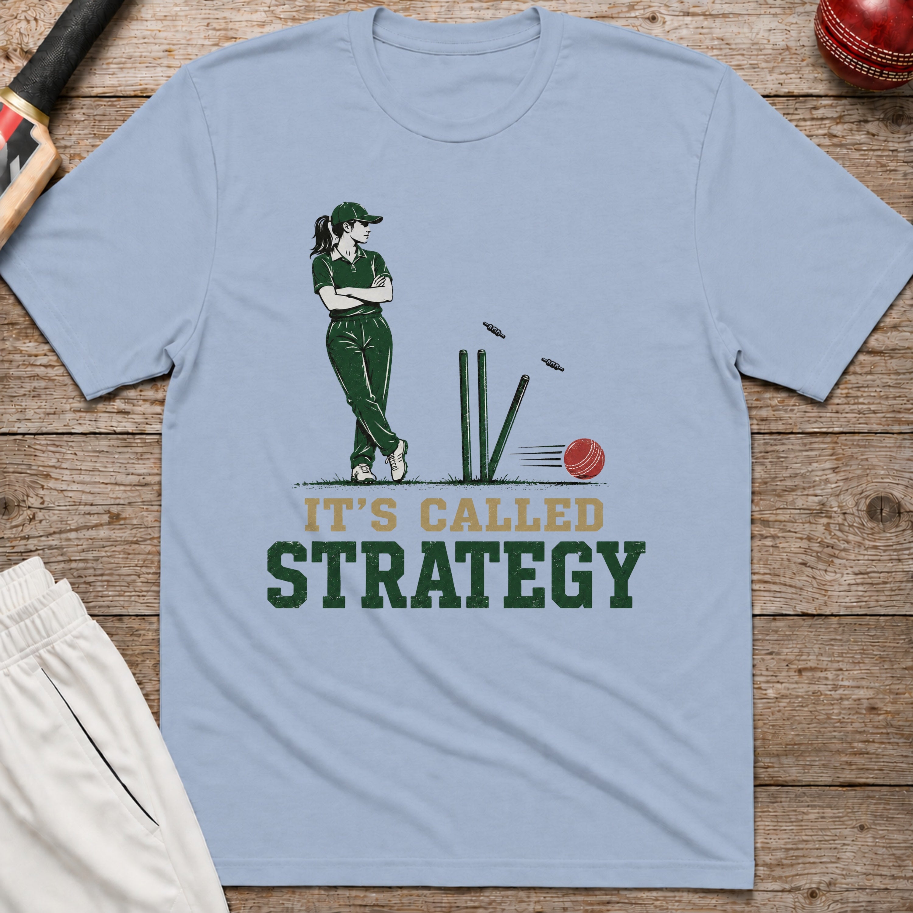 Its Called Strategy T-Shirt - Light Blue