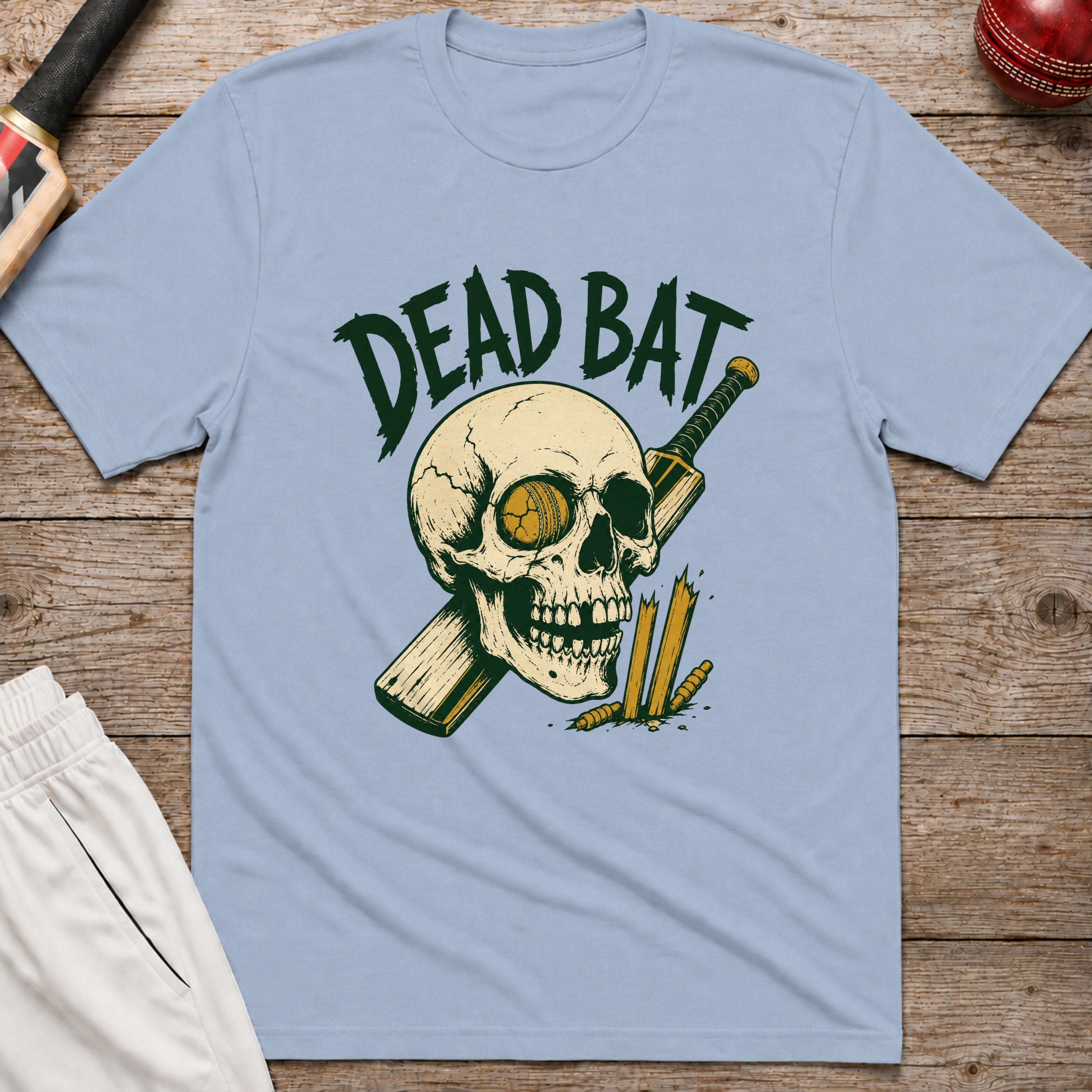 Dead Bat T-Shirt - Light Blue