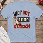 Not Out Queen T-Shirt - Light Blue