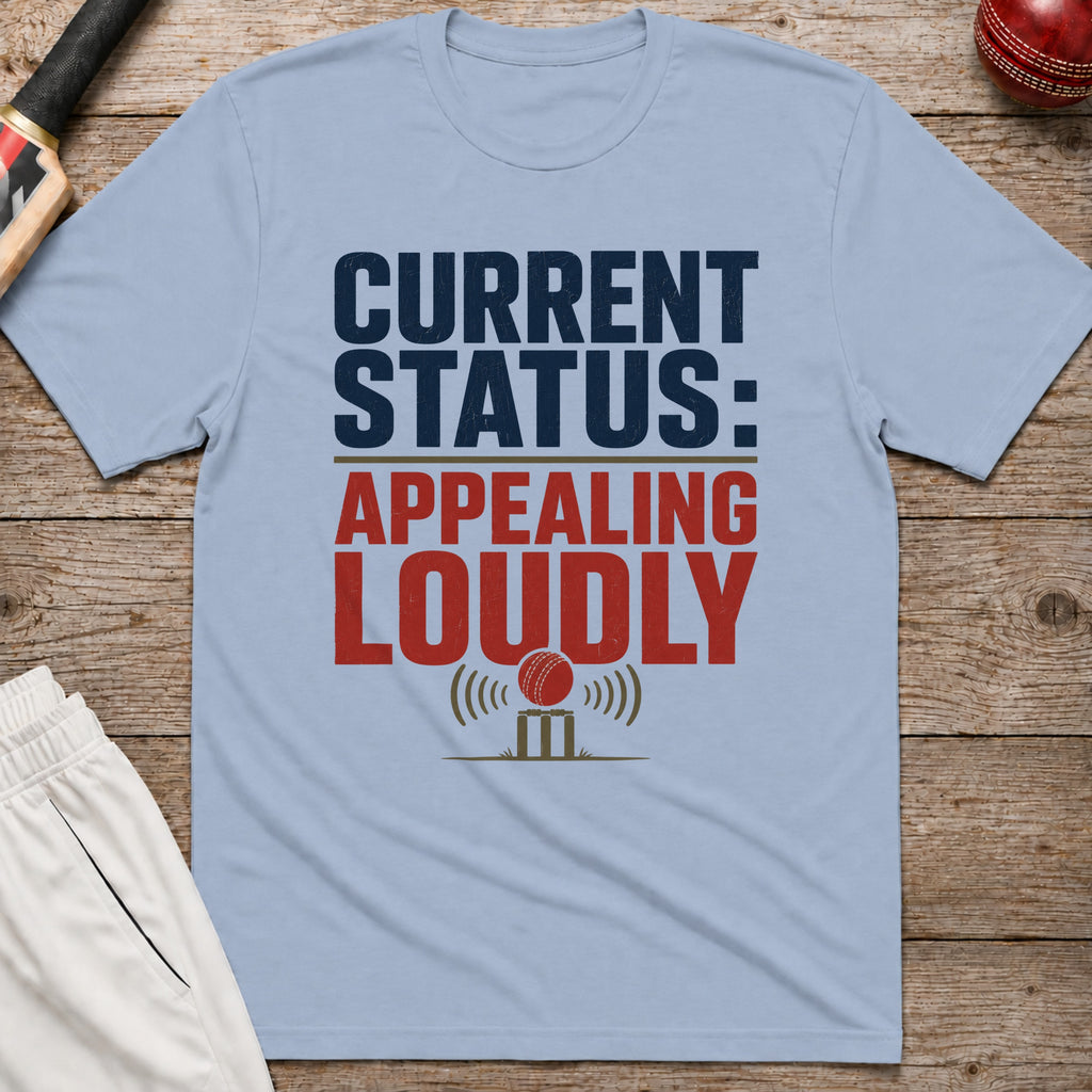 Current Status Appealing Loudly T-Shirt - Light Blue
