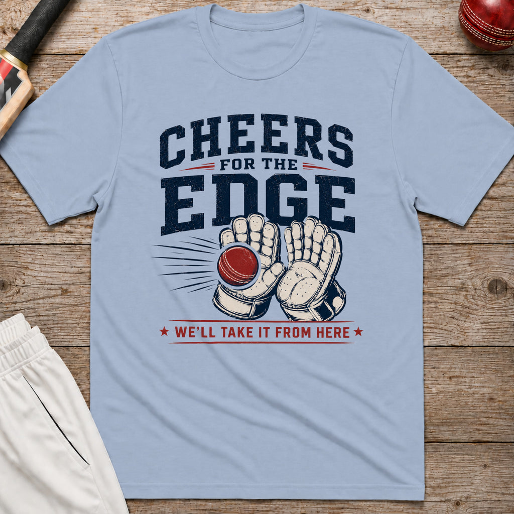 Cheers For The Edge T-Shirt - Light Blue