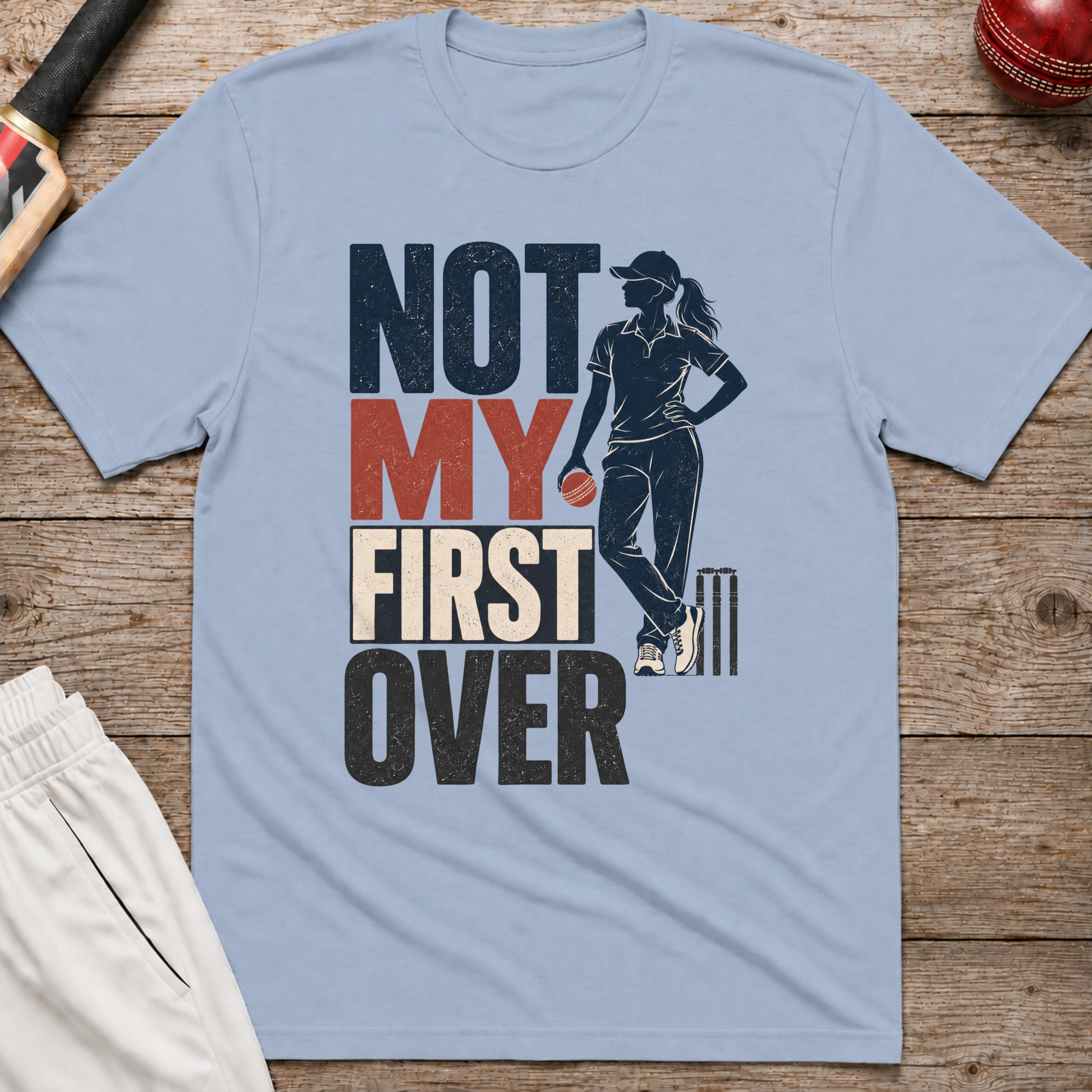 Not My First Over T-Shirt - Light Blue