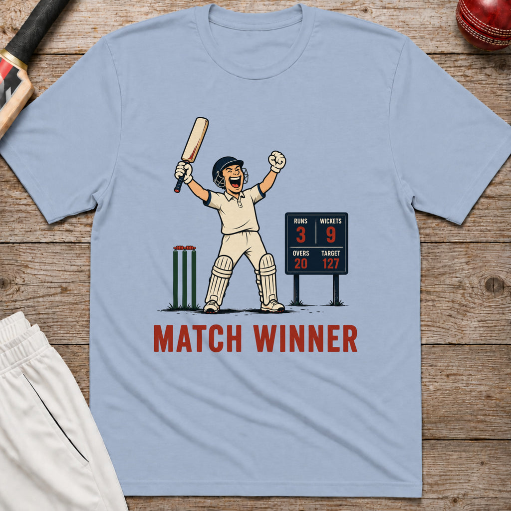 Match Winner T-Shirt - Light Blue