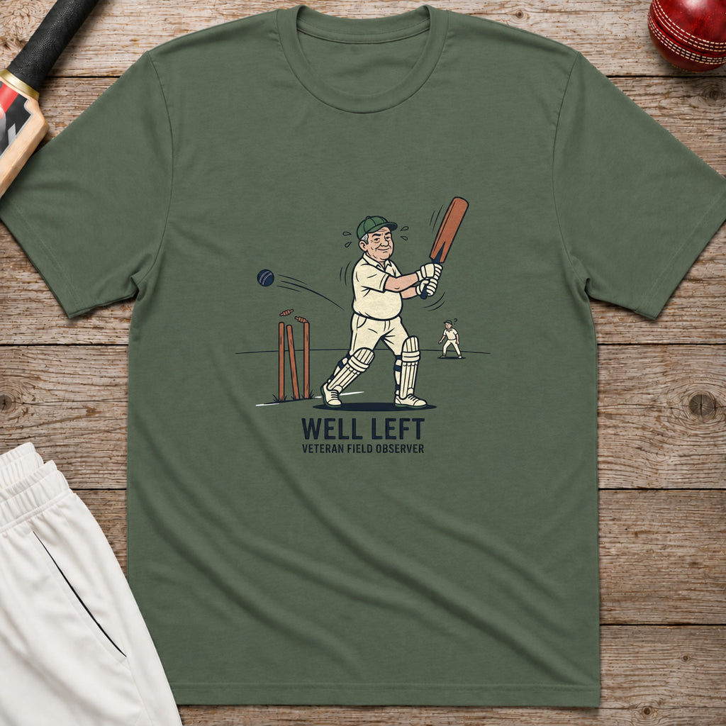 Well Left T-Shirt - Military Green