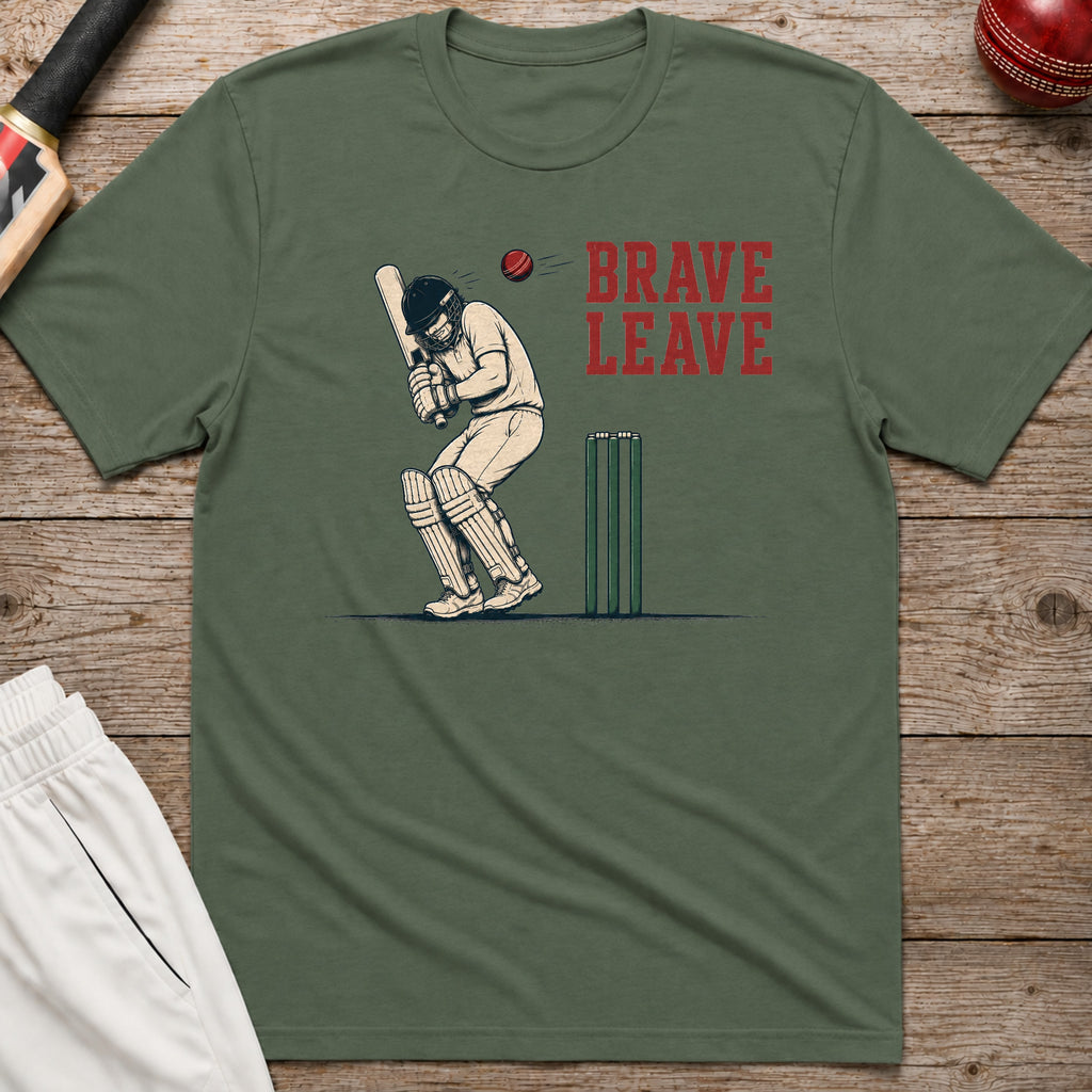 Brave Leave T-Shirt - Military Green