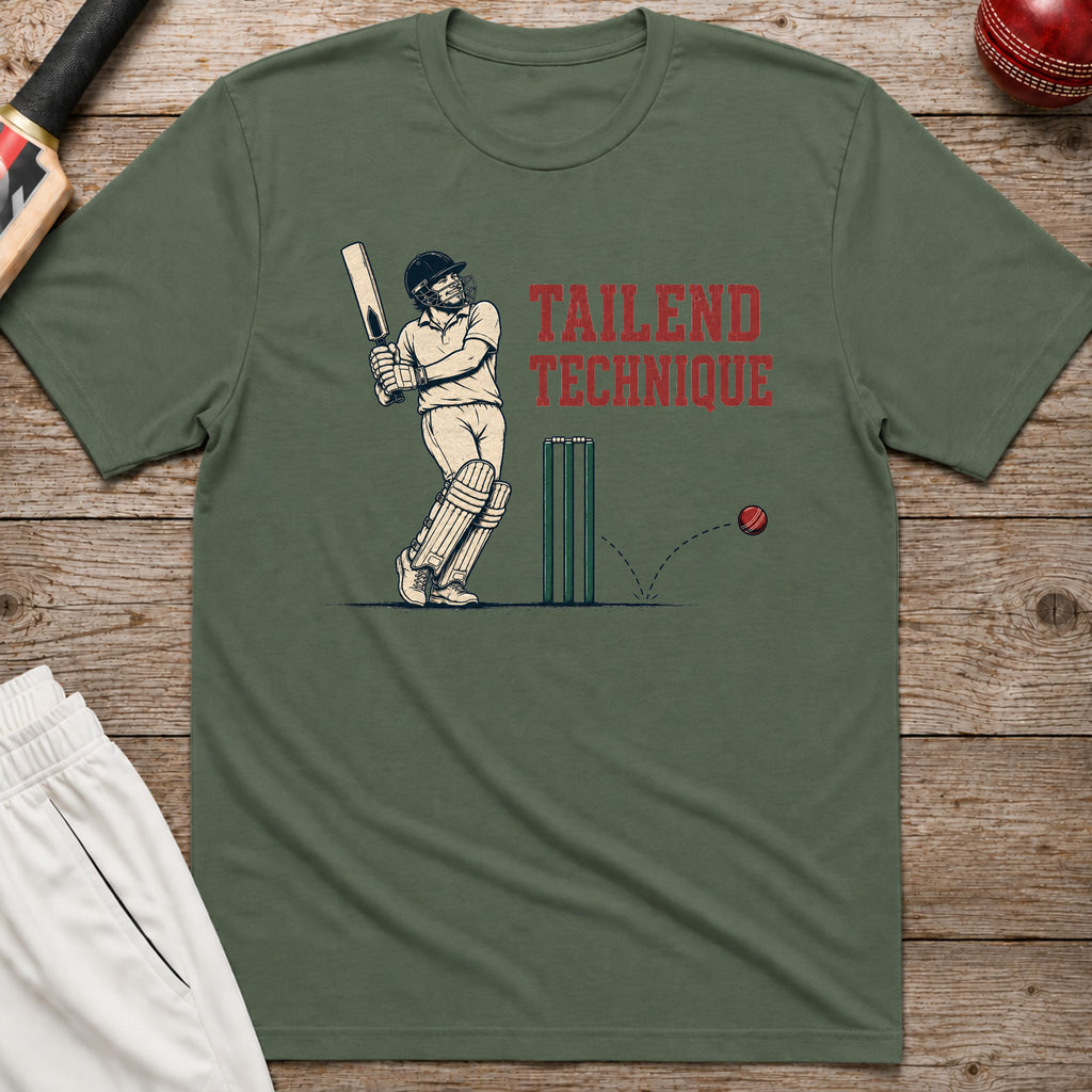 Tailend Technique T-Shirt - Military Green