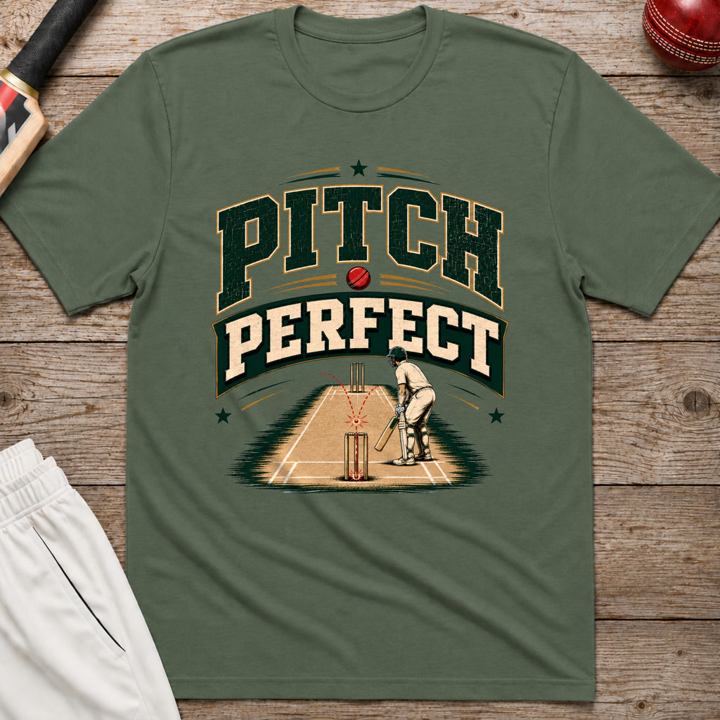 Pitch Perfect T-Shirt - Military Green