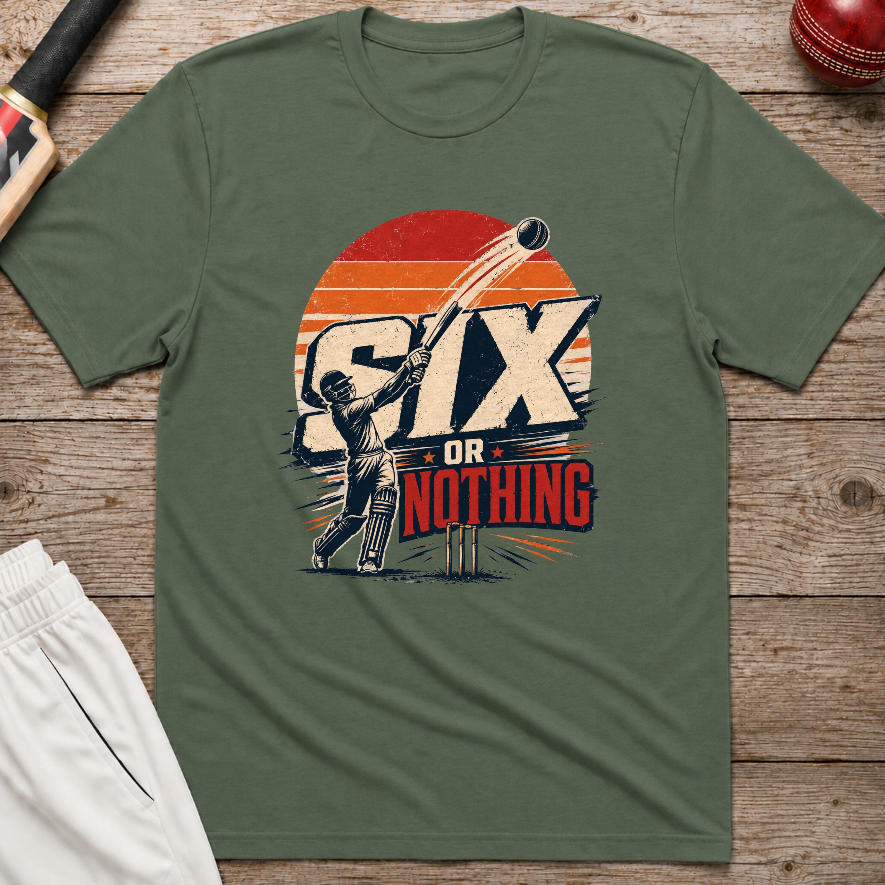 Six Or Nothing T-Shirt - Military Green