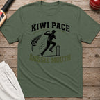 Kiwi Pace Aussie Mouth T-Shirt - Military Green