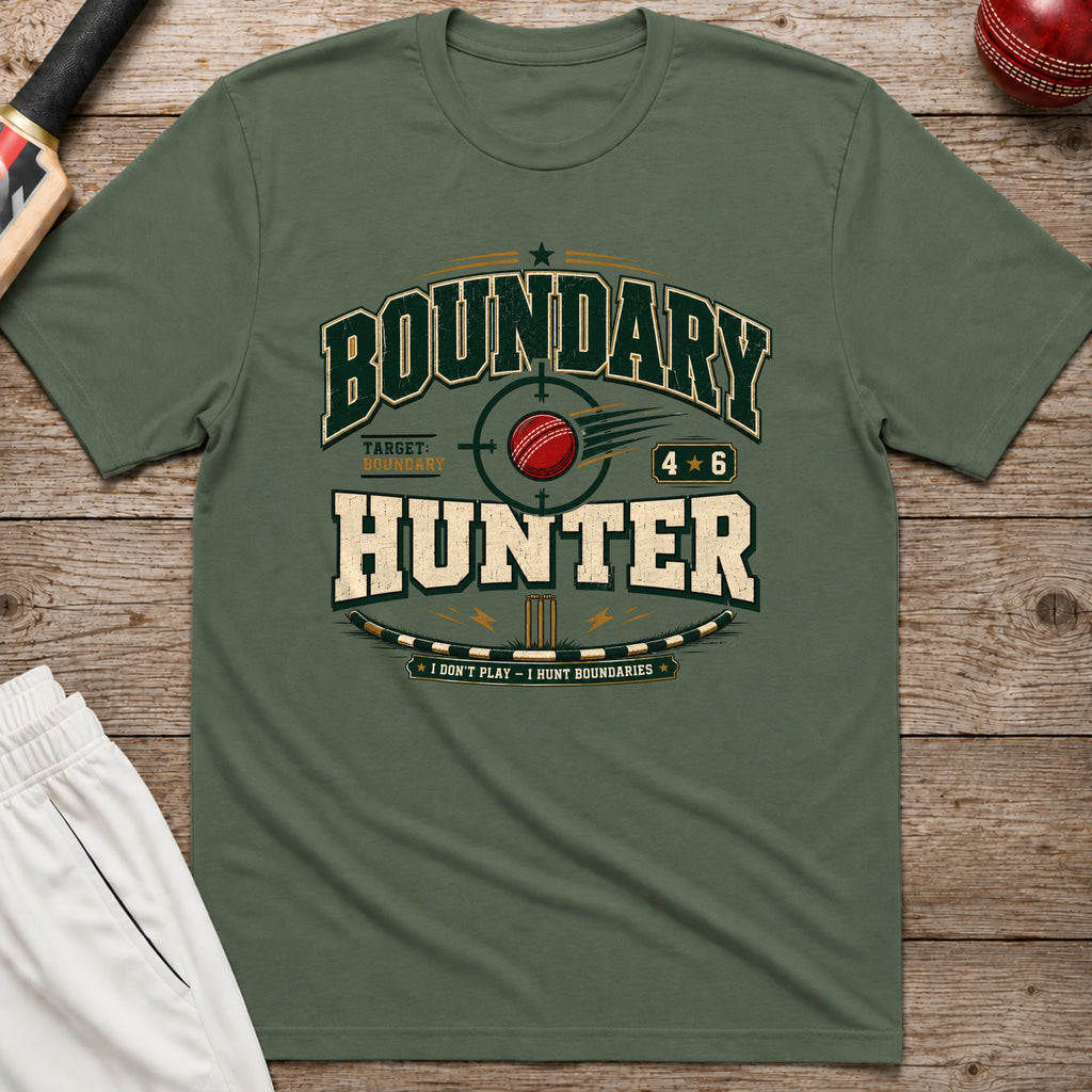 Boundary Hunter T-Shirt - Military Green