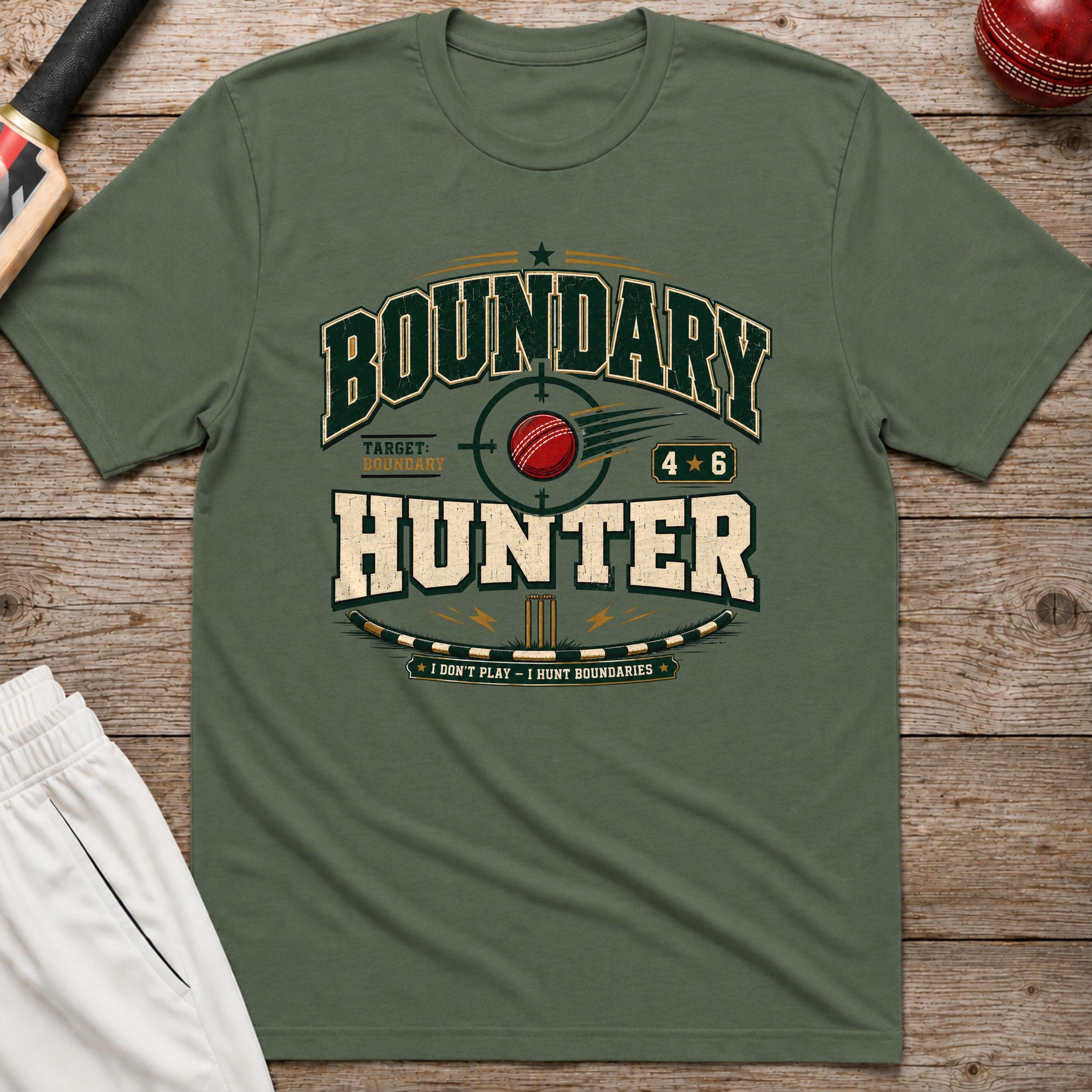 Boundary Hunter T-Shirt - Military Green