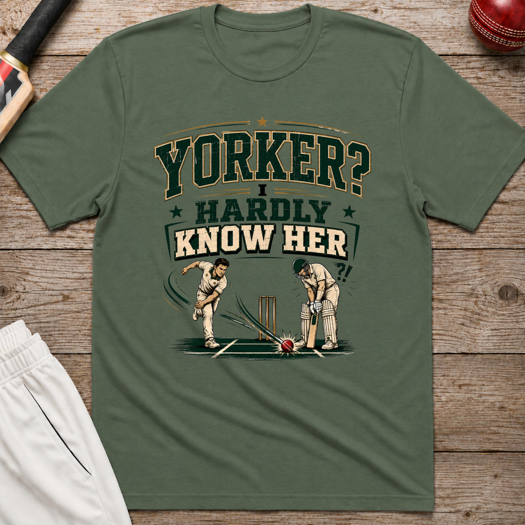 Yorker I Hardly Know Her T-Shirt - Military Green