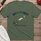 Dads Fielding Position T-Shirt - Military Green