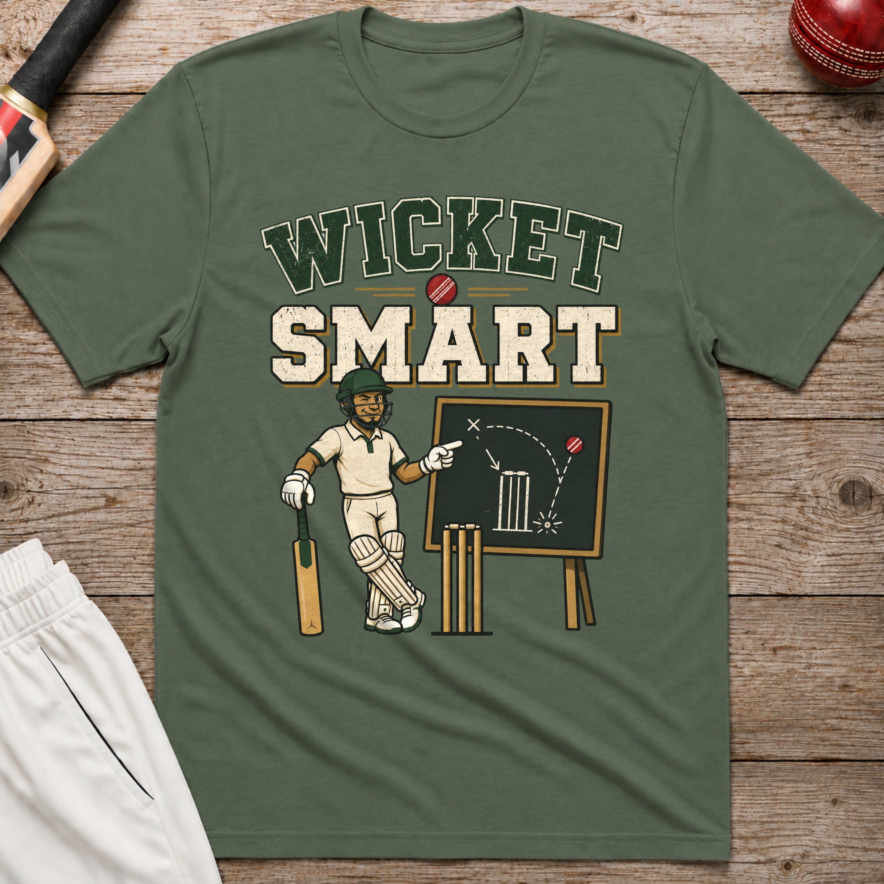 Wicket Smart T-Shirt - Military Green