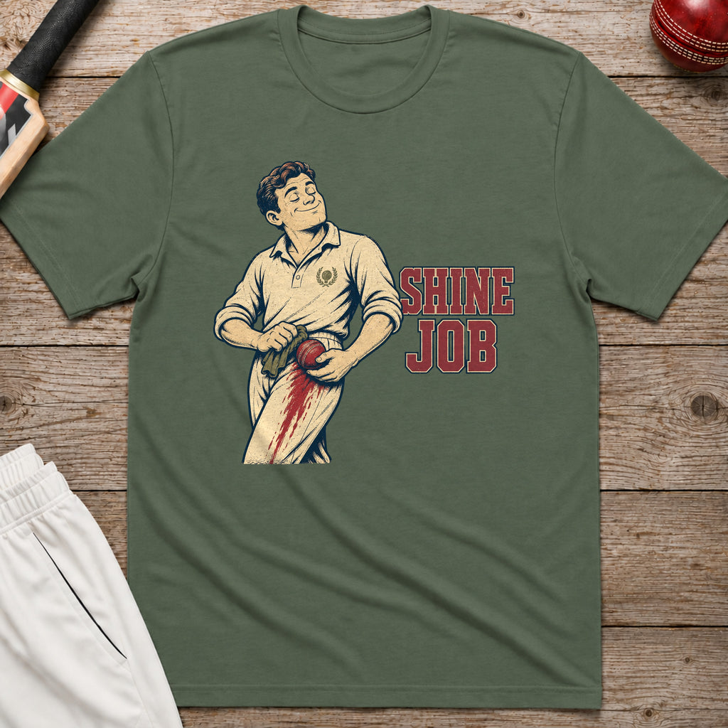 Shine Job T-Shirt - Military Green