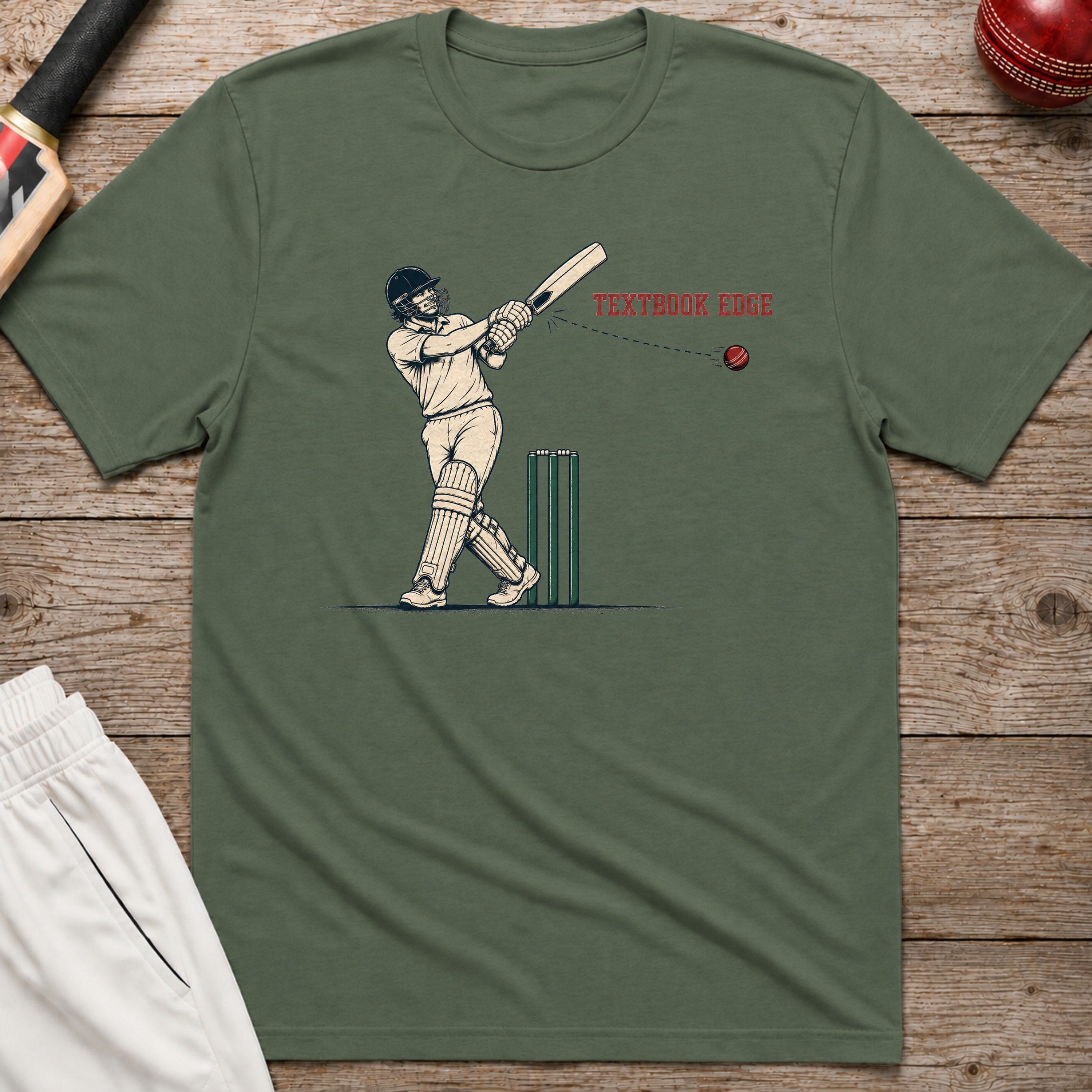 Textbook Edge T-Shirt - Military Green