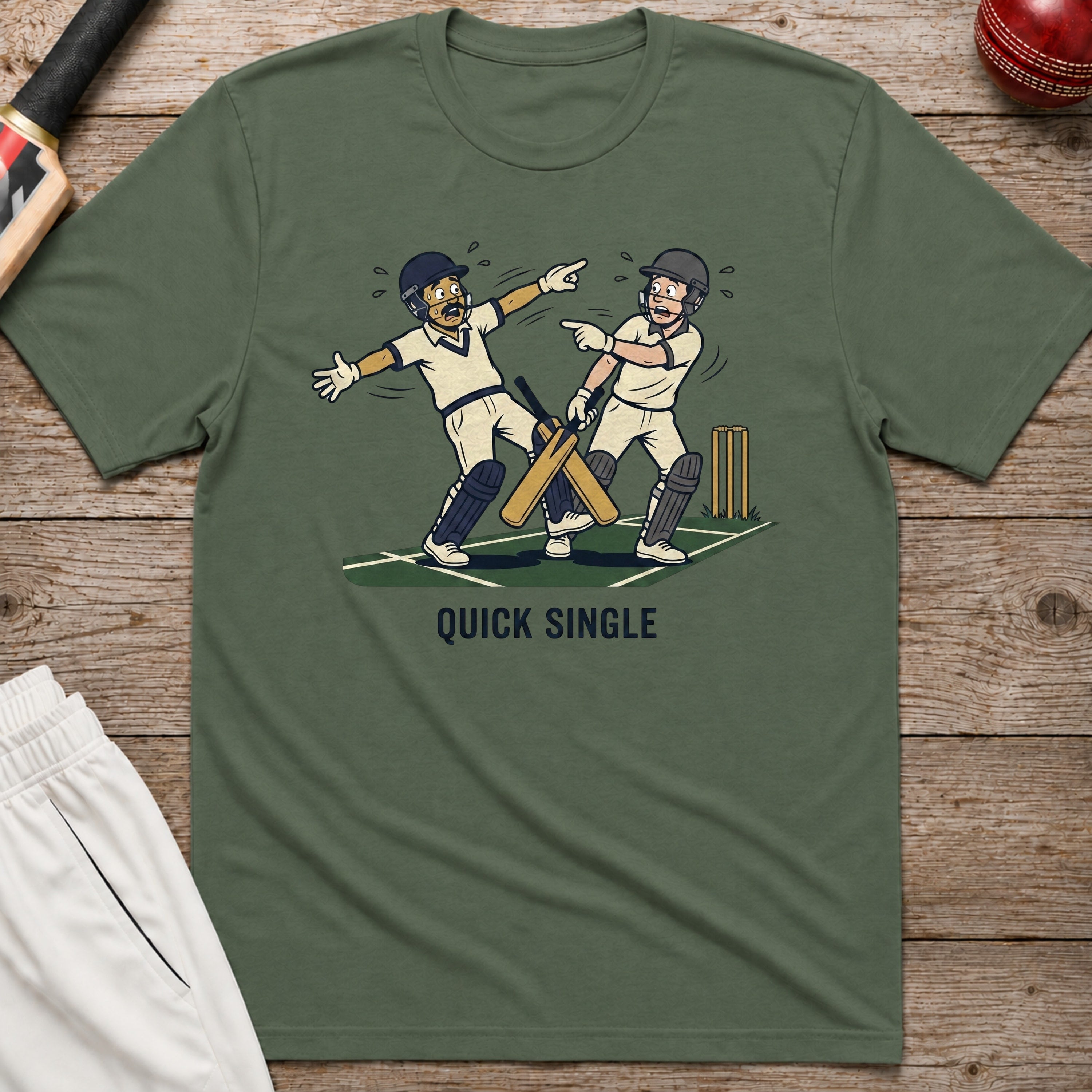 Quick Single Alt T-Shirt - Military Green