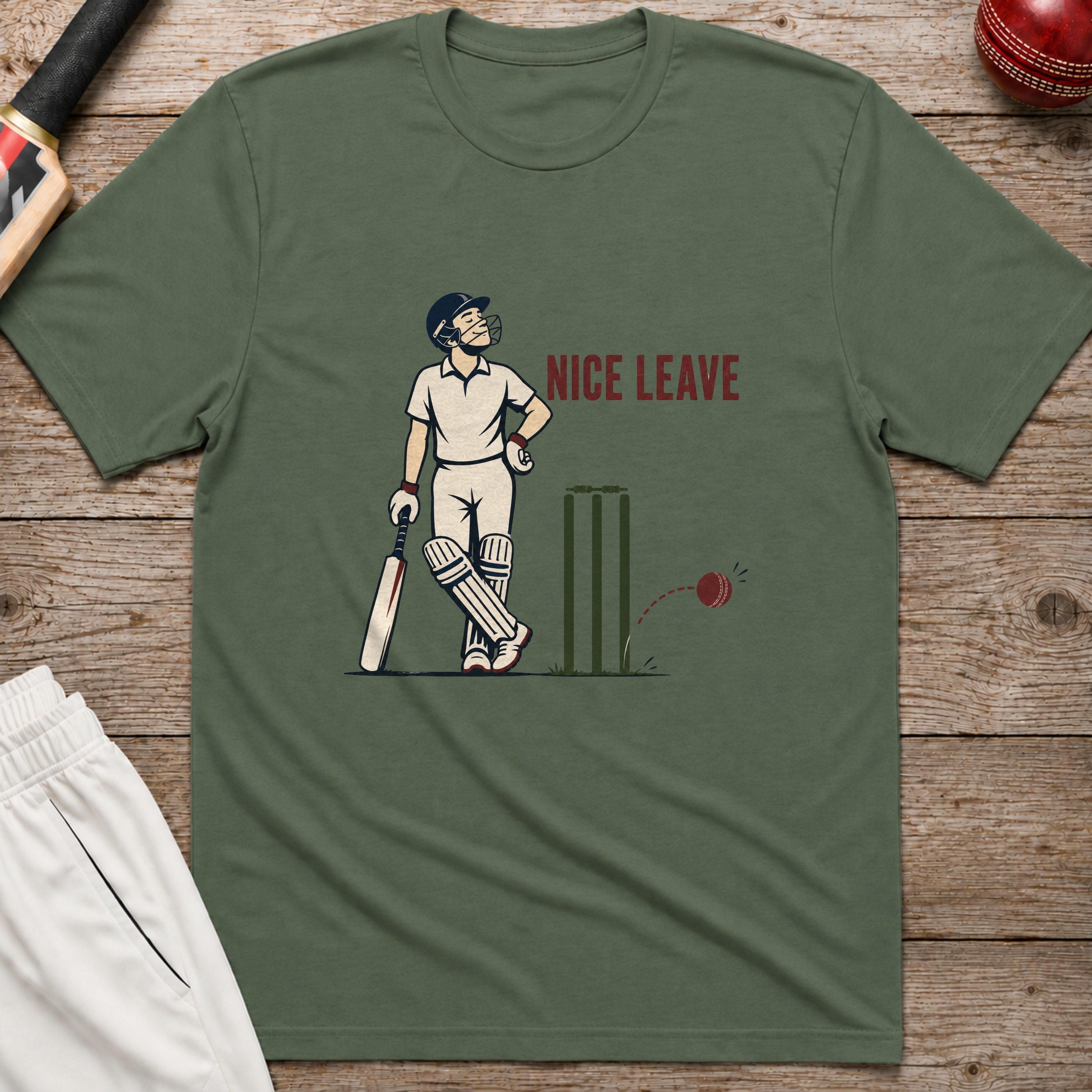 Nice Leave T-Shirt - Military Green