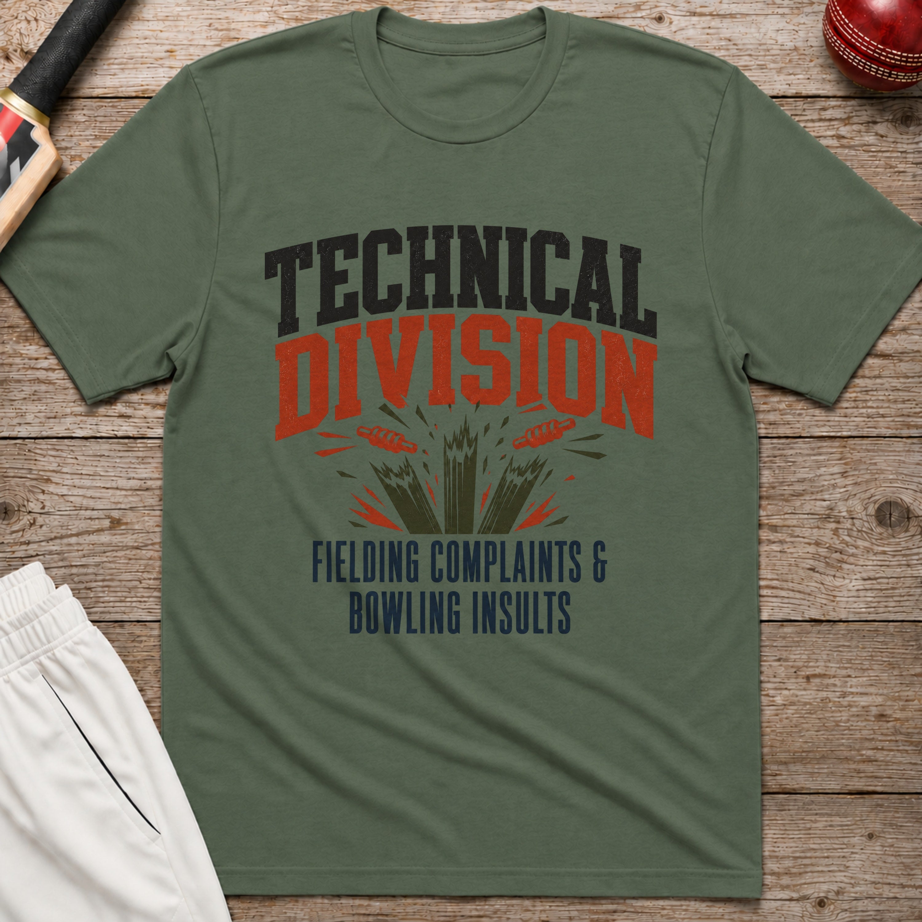 Technical Division T-Shirt - Military Green