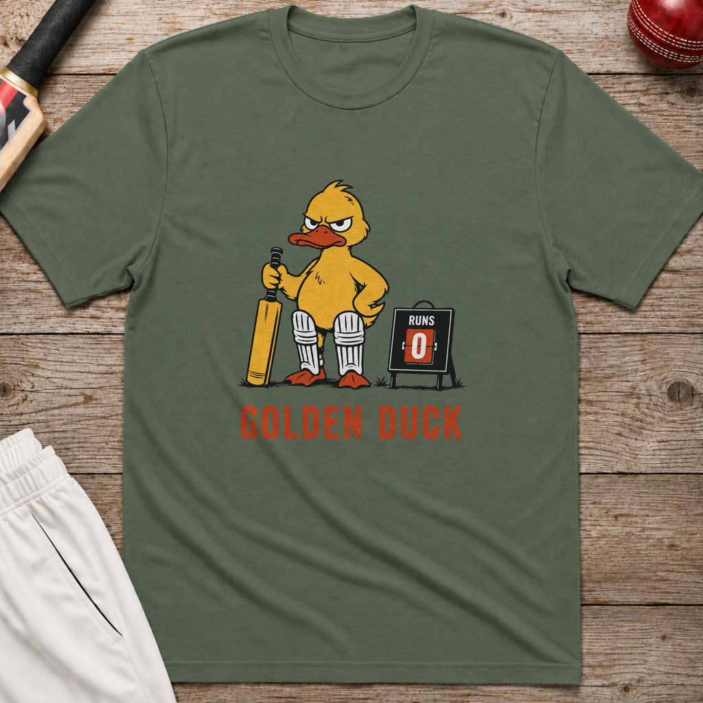 Golden Duck T-Shirt - Military Green