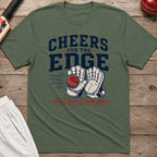 Cheers For The Edge T-Shirt - Military Green