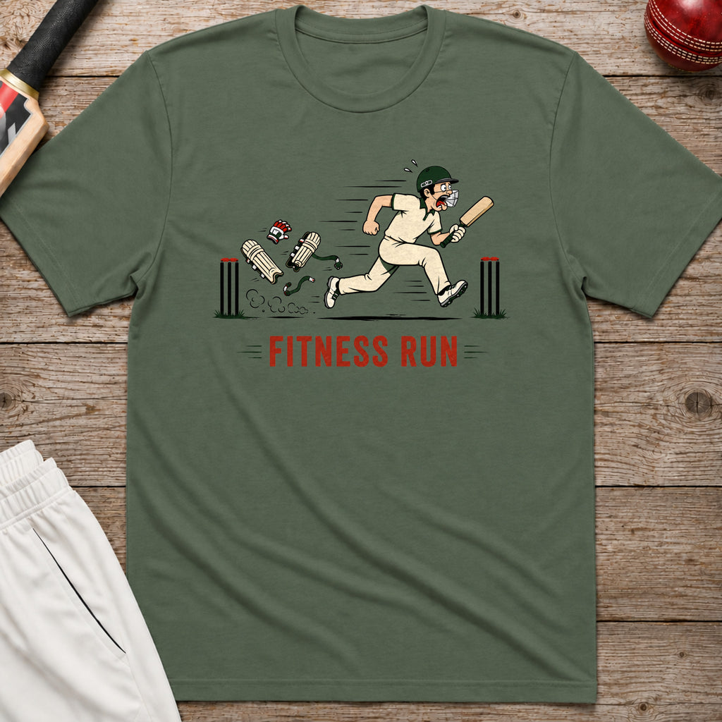 Fitness Run T-Shirt - Military Green
