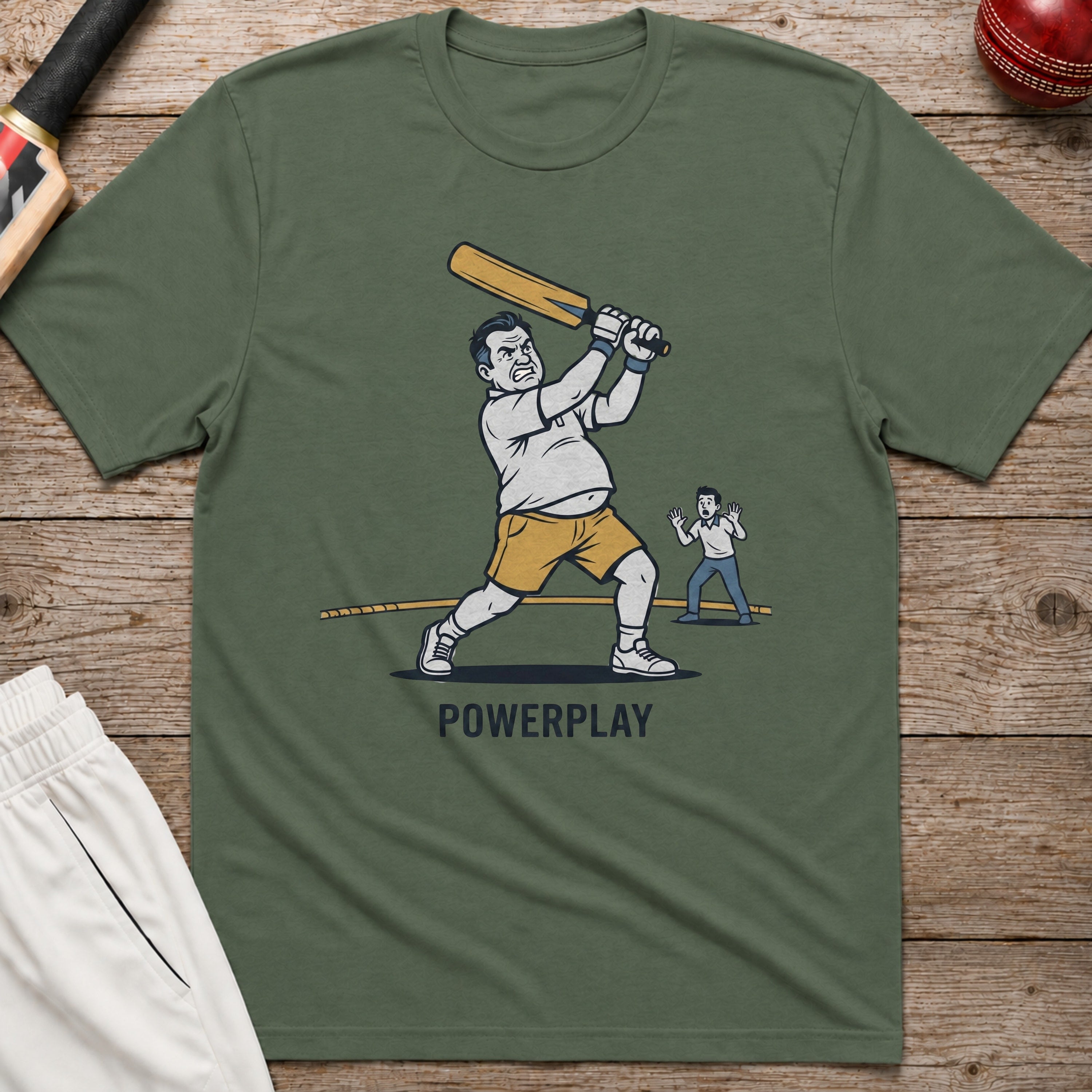 Powerplay T-Shirt - Military Green