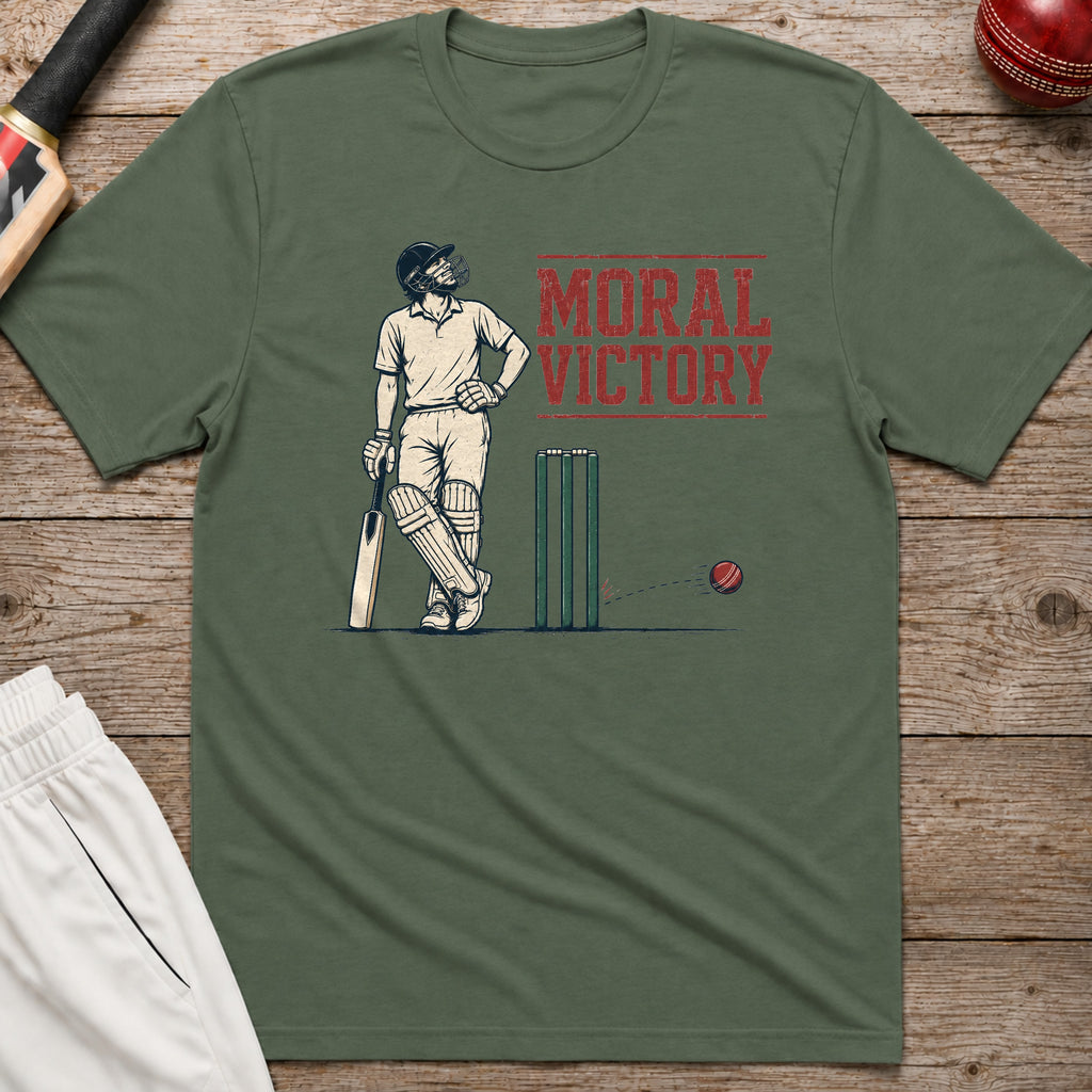 Moral Victory T-Shirt - Military Green